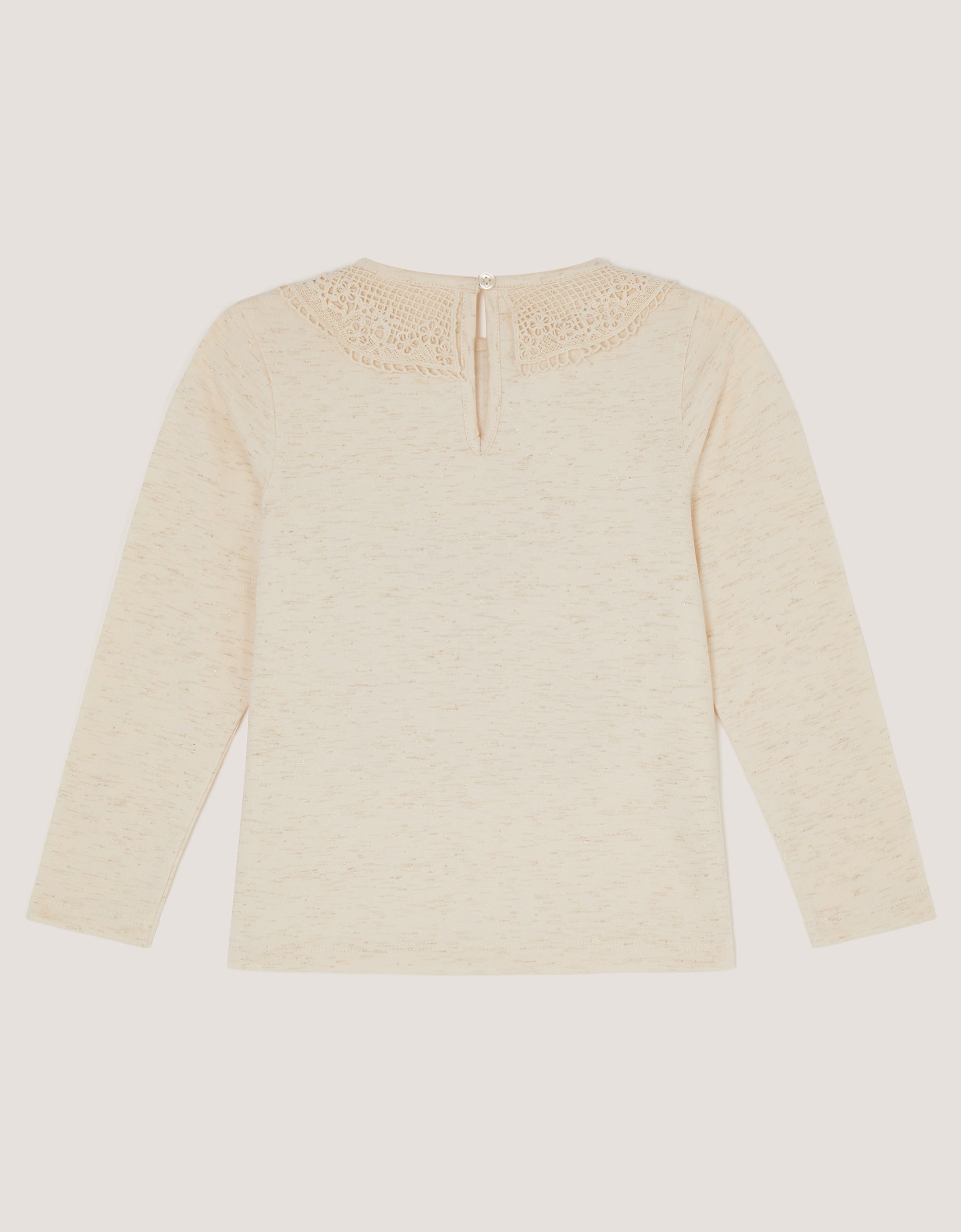 BLUZA - LS SPRKL BFFLY EMB TSHIRT