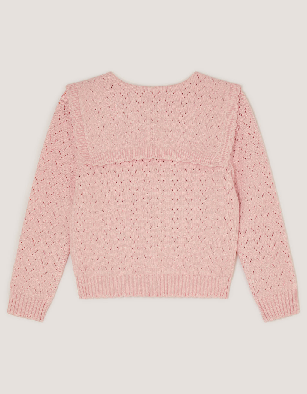 KARDIGAN - PINK POINTELLE CARDIGAN