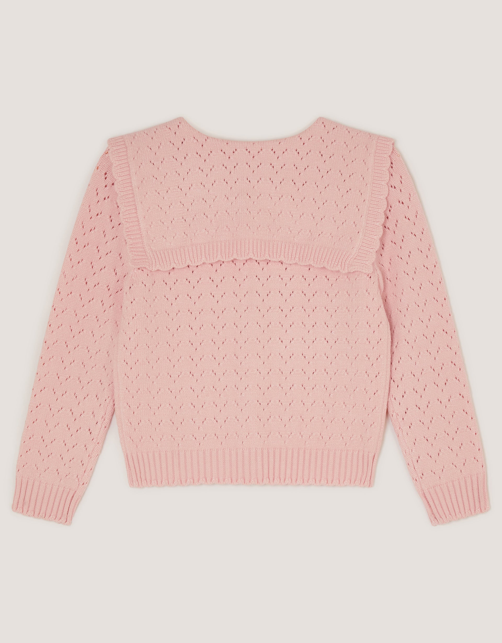KARDIGAN - PINK POINTELLE CARDIGAN
