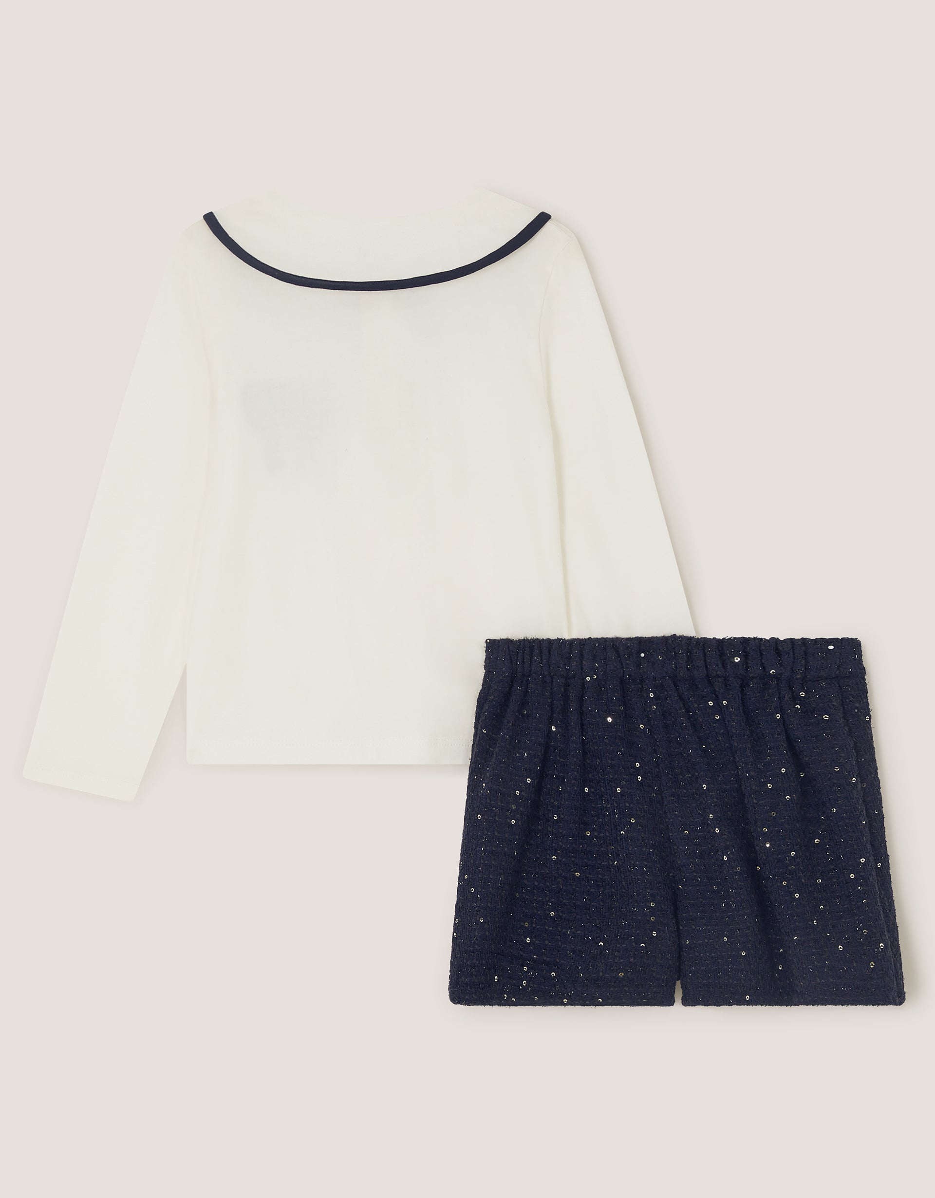 SET - LS BOW TOP & WL SKORT SET