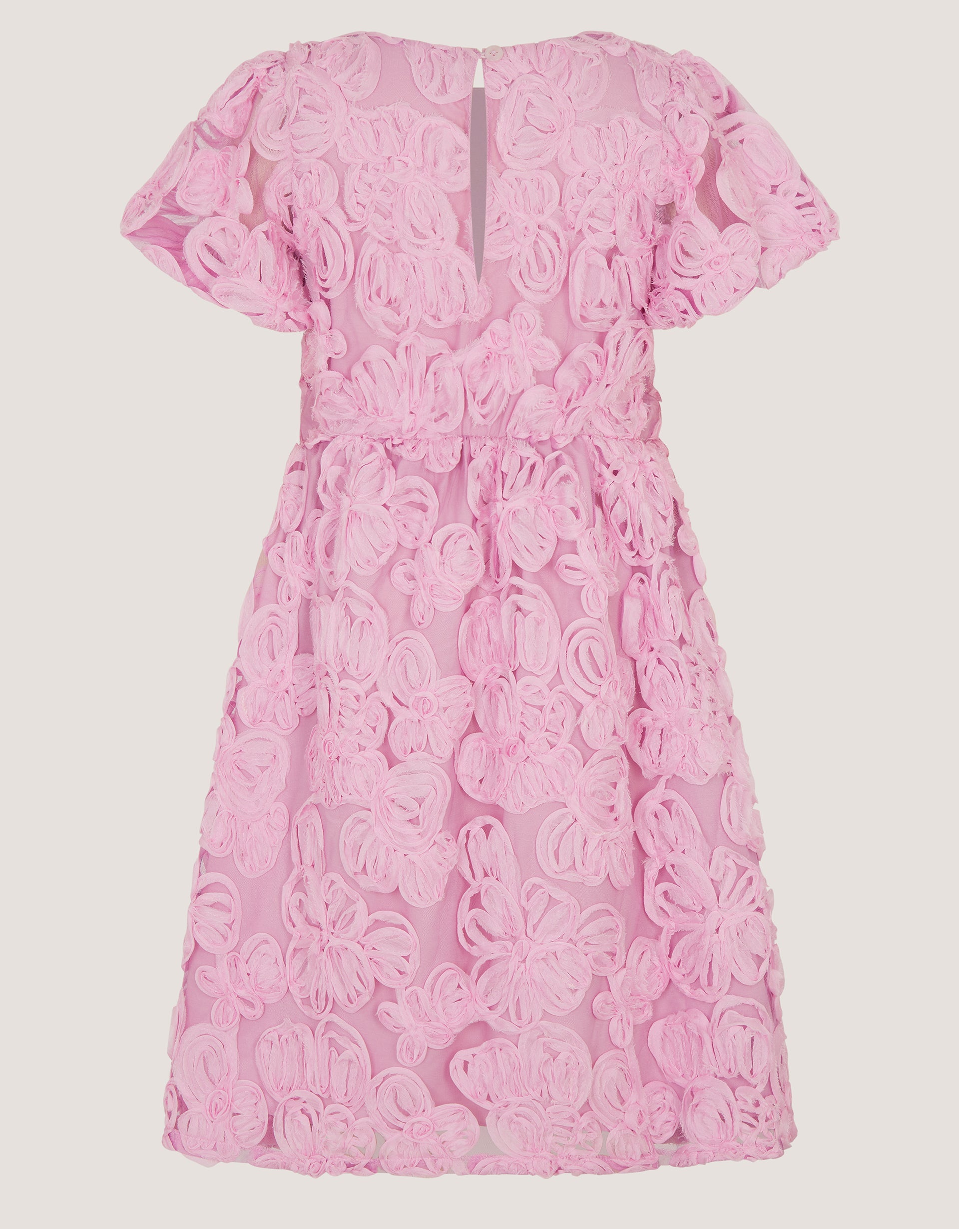 HALJINA - LILAC 3D TEXTURED DRESS