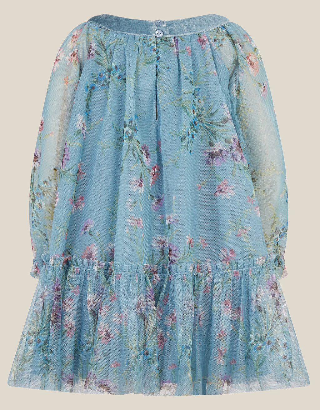 HALJINA - BBY BUNCHES VLVT TRM DRES