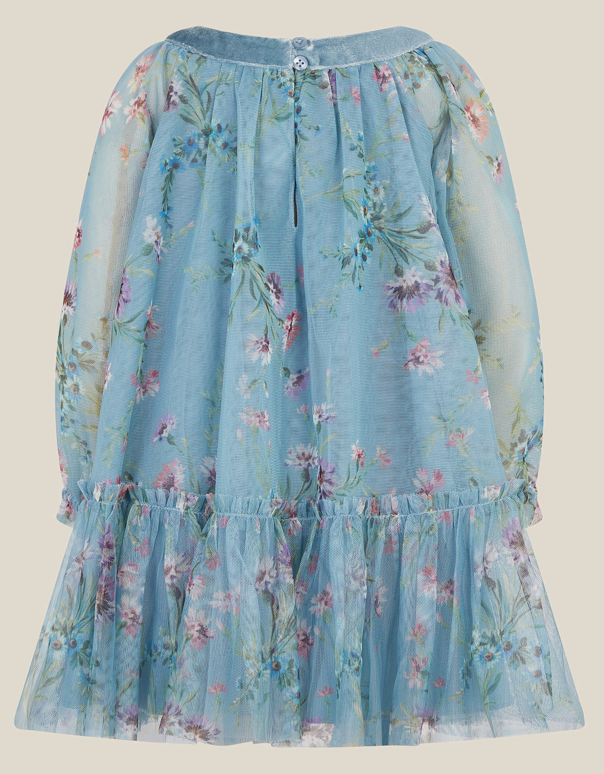 HALJINA - BBY BUNCHES VLVT TRM DRES