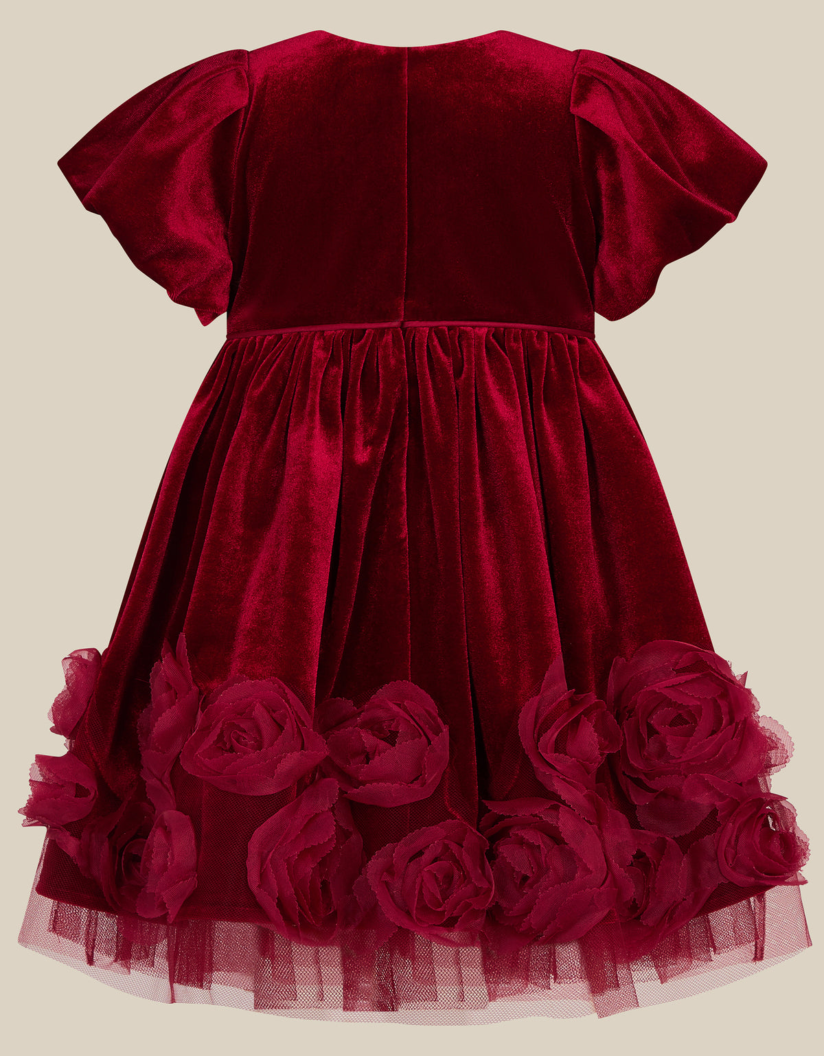 HALJINA - BBY ADELYN ROSE VLVT DRES