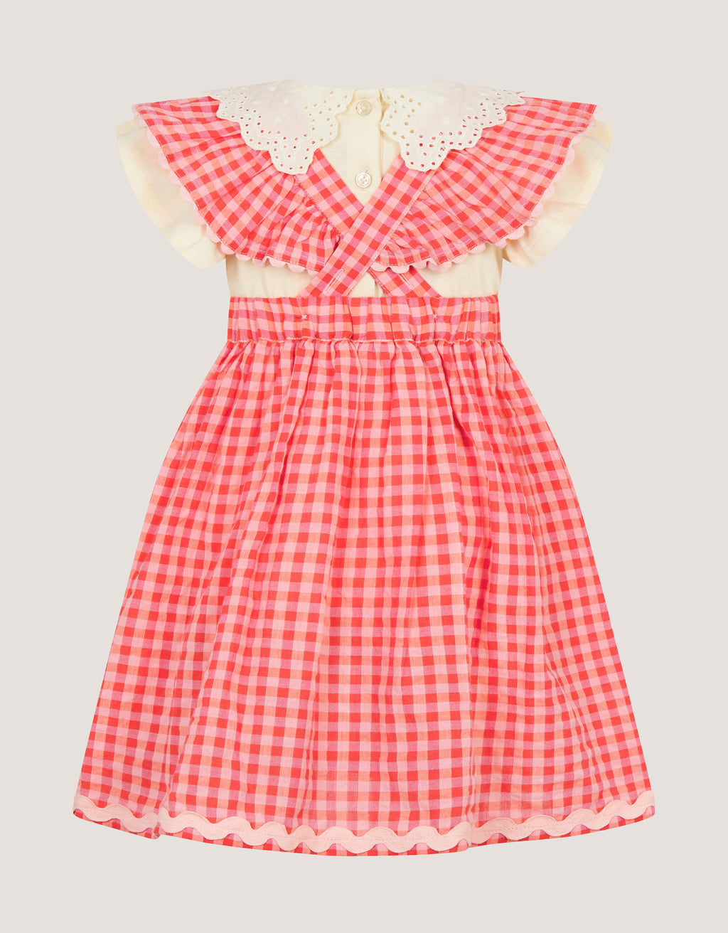SET - BABY GINGHAM BUTTERFLY PI