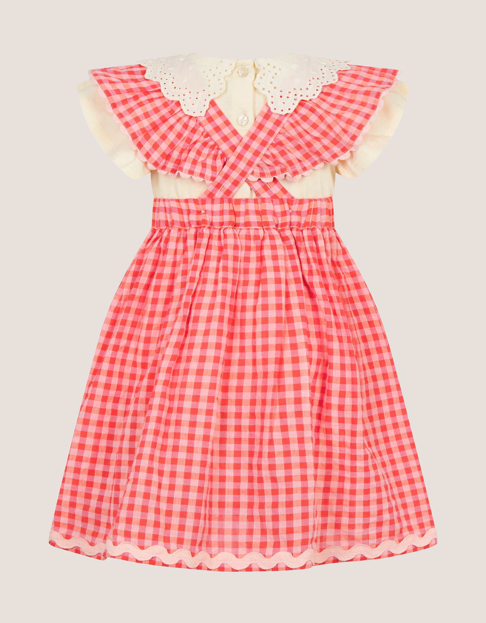 SET - BABY GINGHAM BUTTERFLY PI