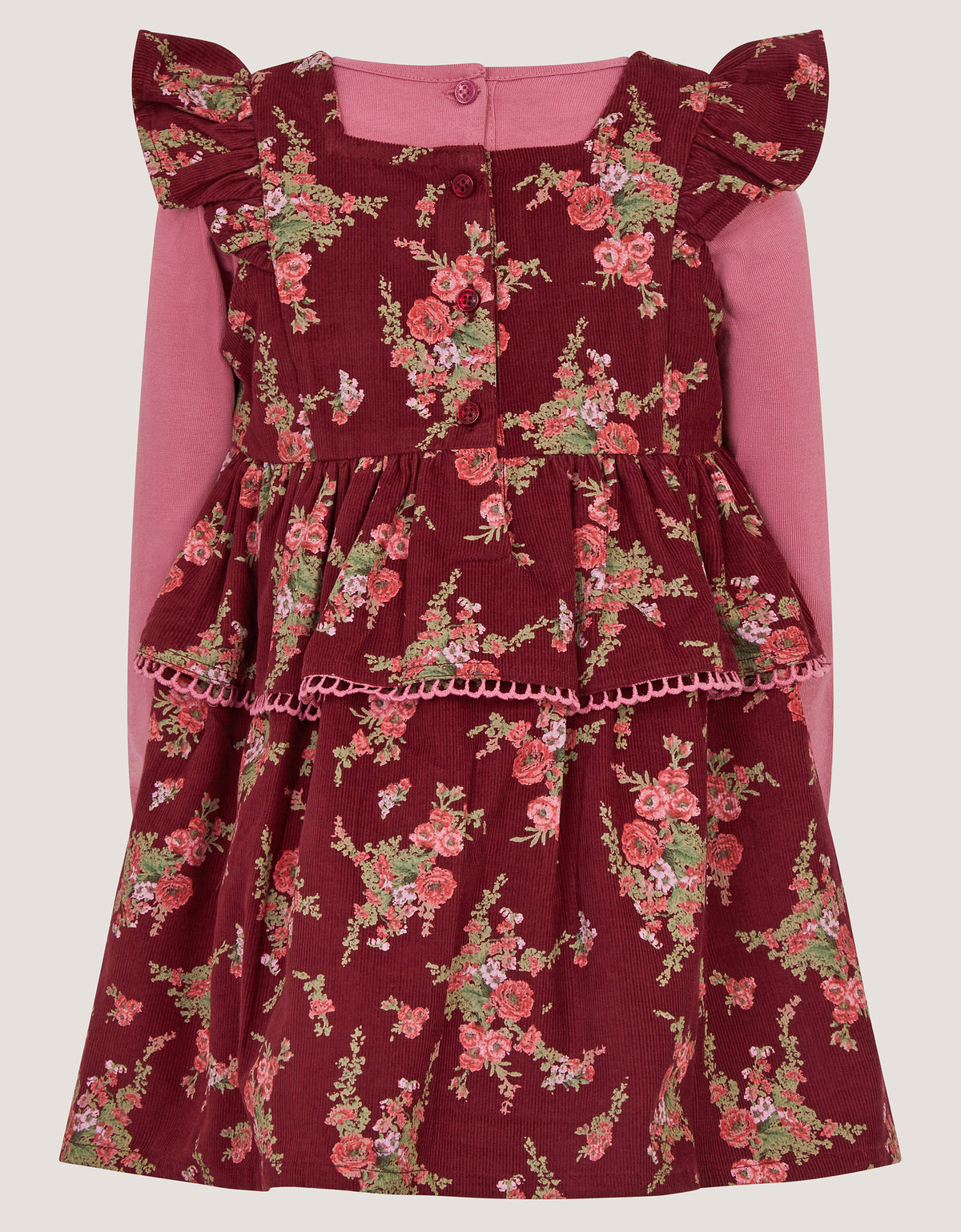 SET - BABY DITSY DRESS/ LS TEE