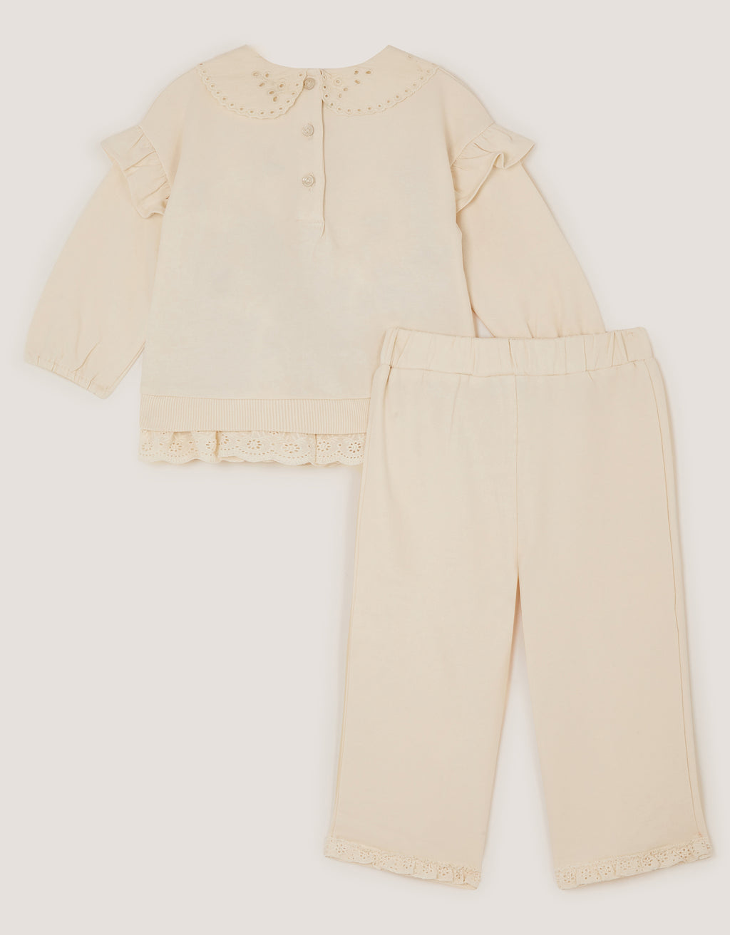 SET - BBY FLRL SWET TOP & JOGR