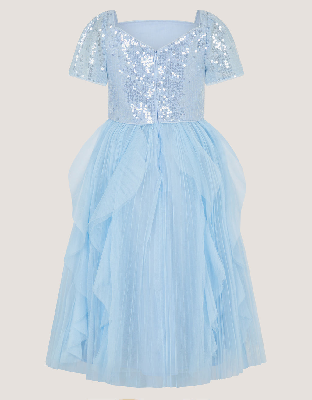 HALJINA - SEQUIN SCARLA PLEATED DRE