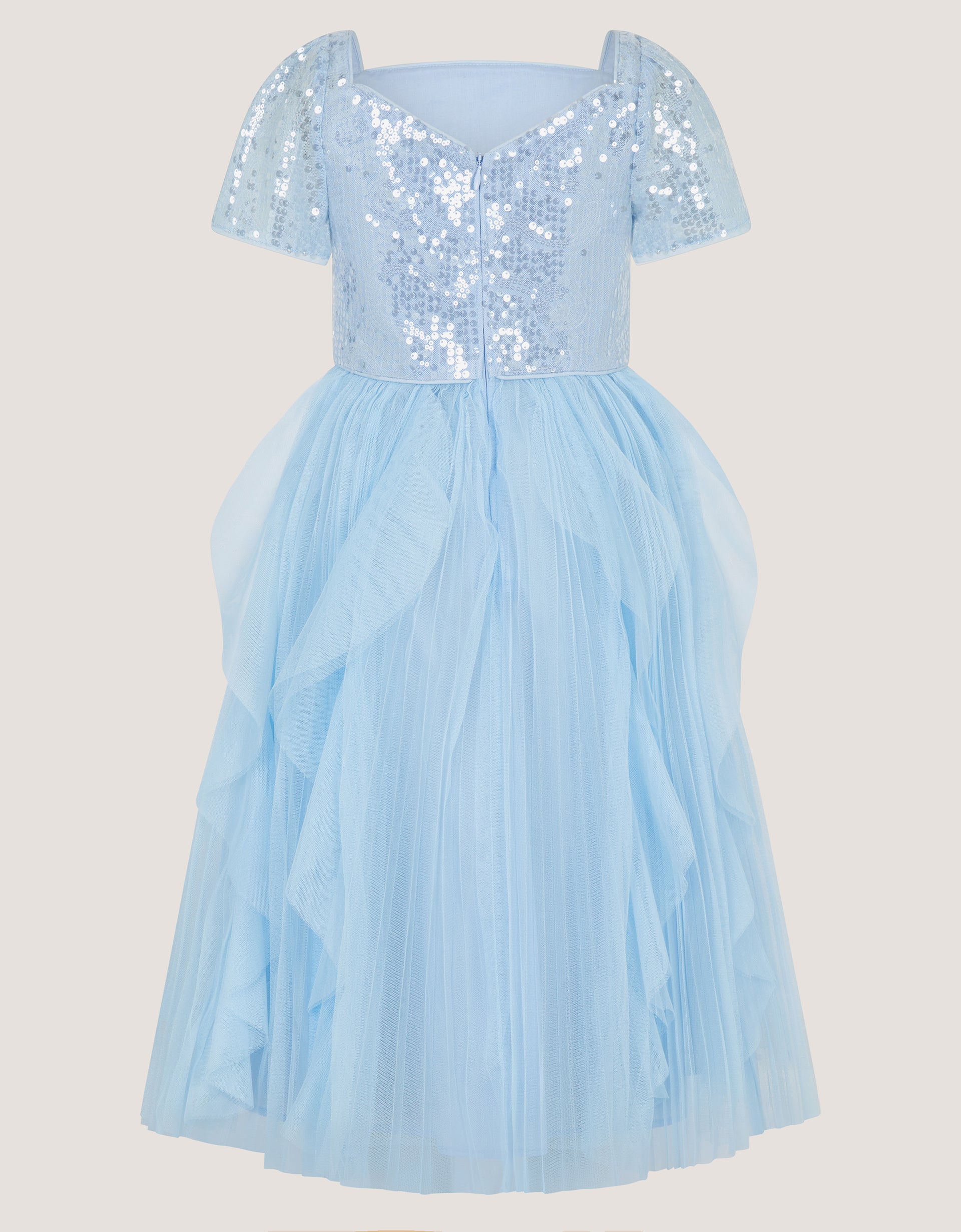 HALJINA - SEQUIN SCARLA PLEATED DRE