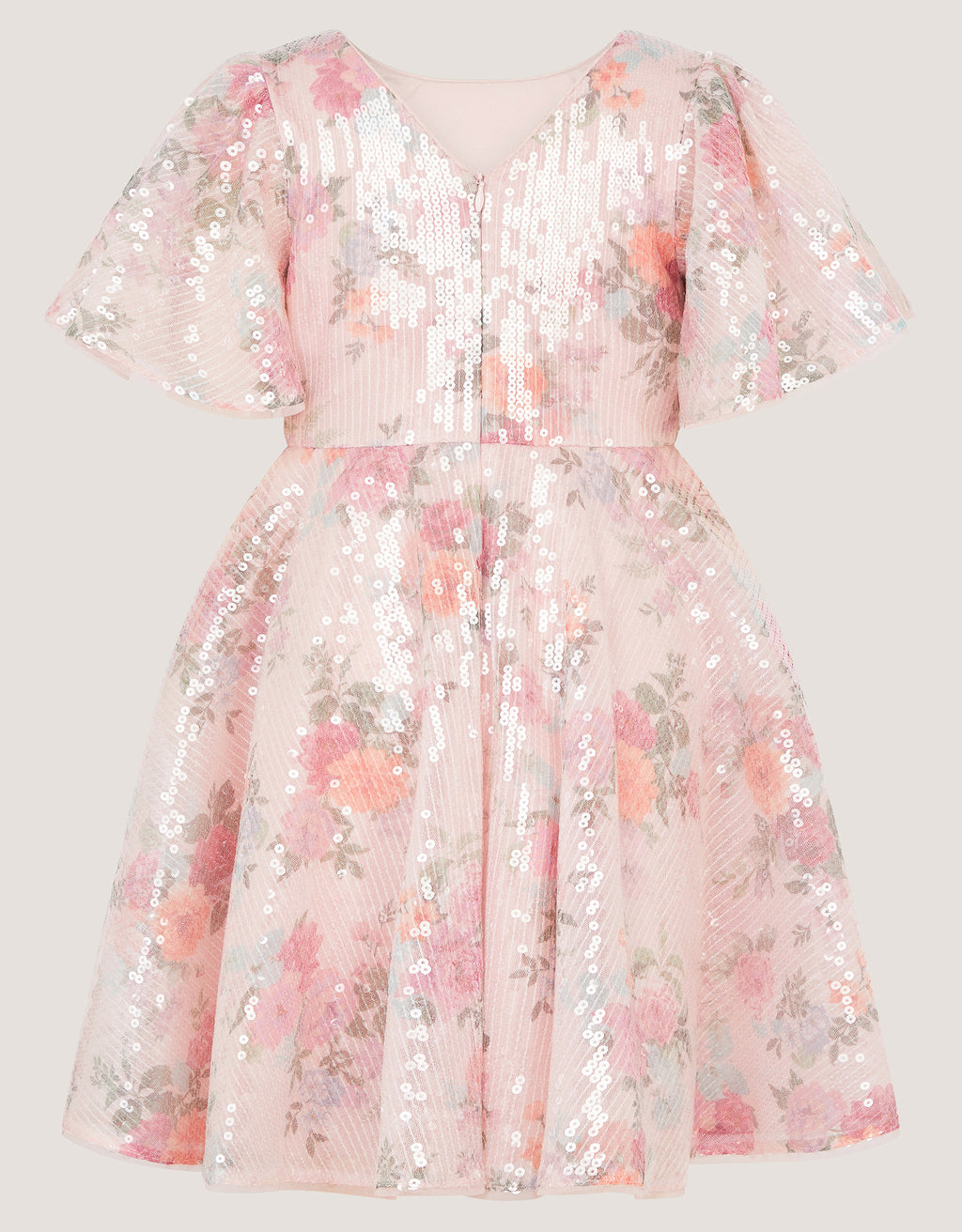 HALJINA - FERN FLORAL PRINTED SEQUI