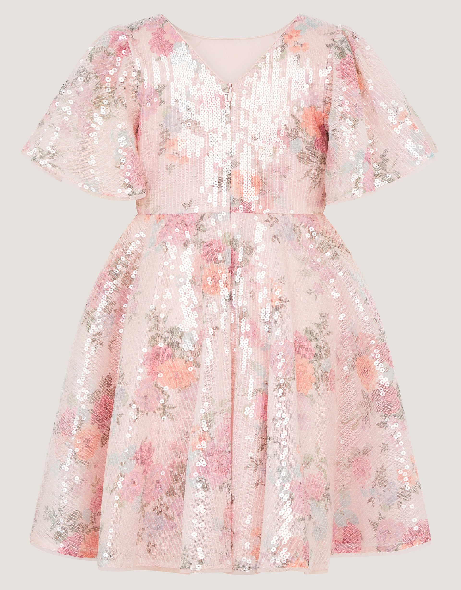 HALJINA - FERN FLORAL PRINTED SEQUI