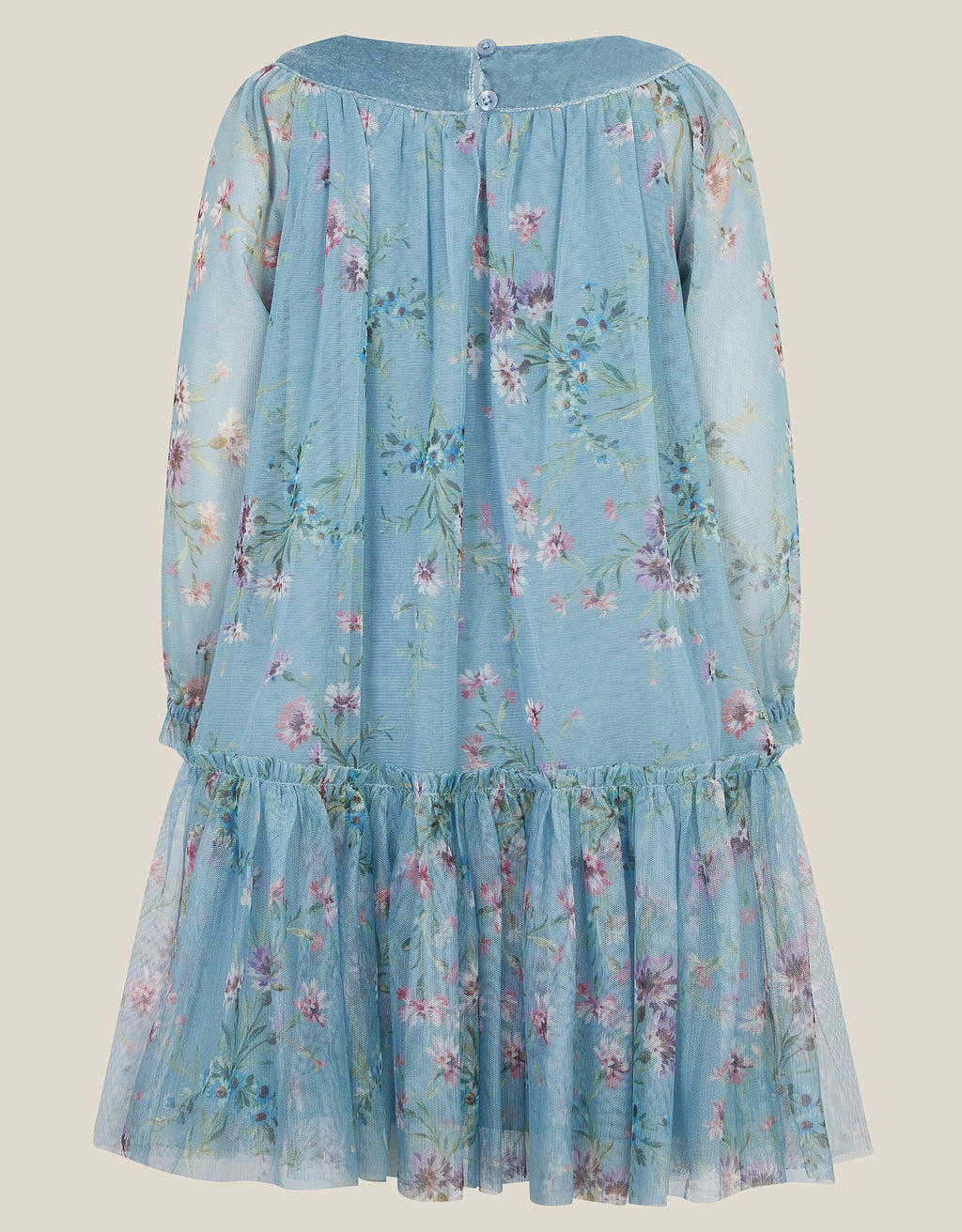 HALJINA - BUNCHES VELVT NAINA DRESS