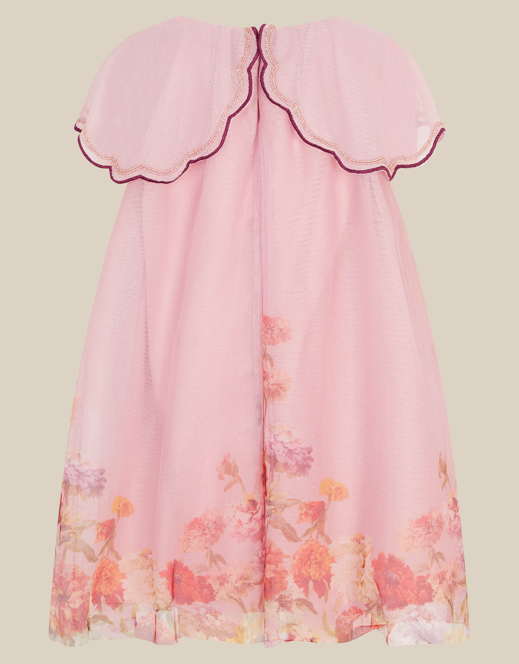 HALJINA - DAHLIA BRDR PRNT CAPE DRS