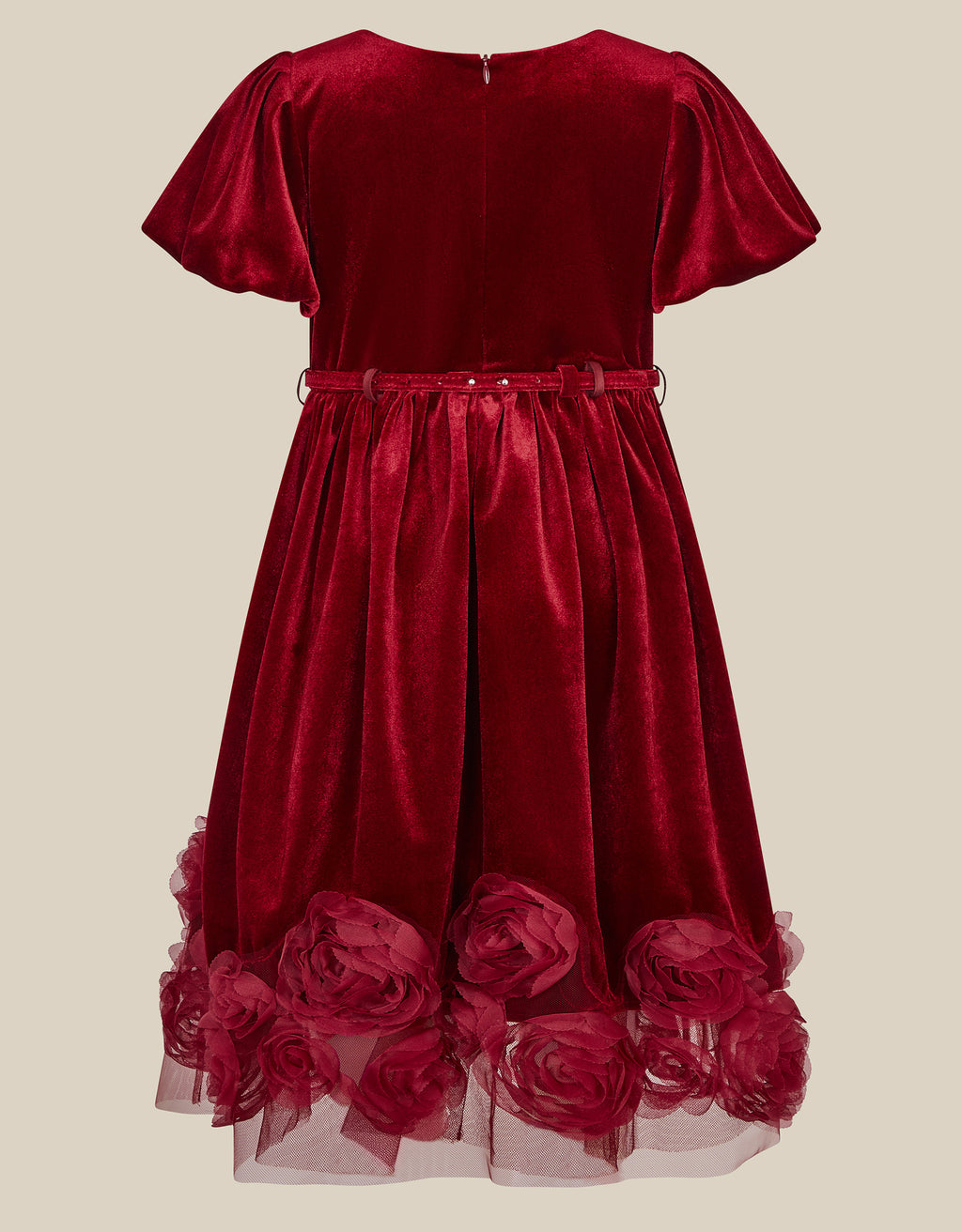 HALJINA - ADELYN PUF SLVE ROSE DRES