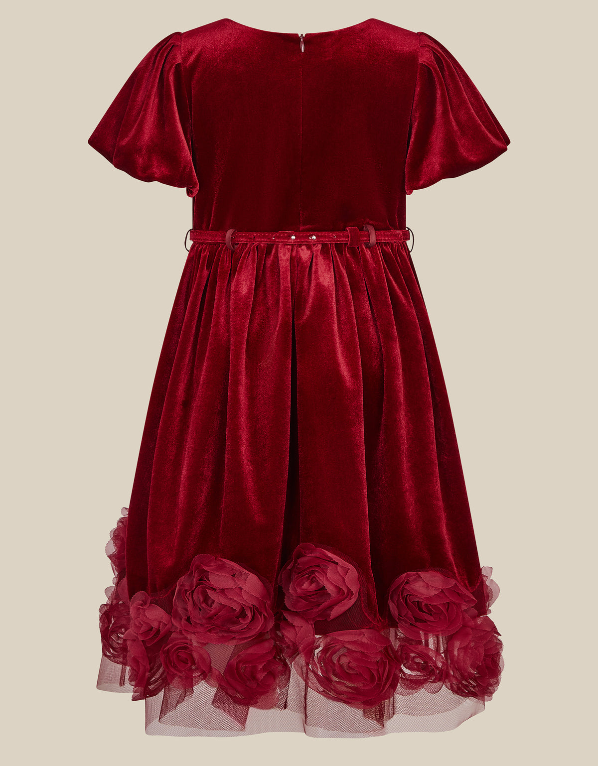 HALJINA - ADELYN PUF SLVE ROSE DRES