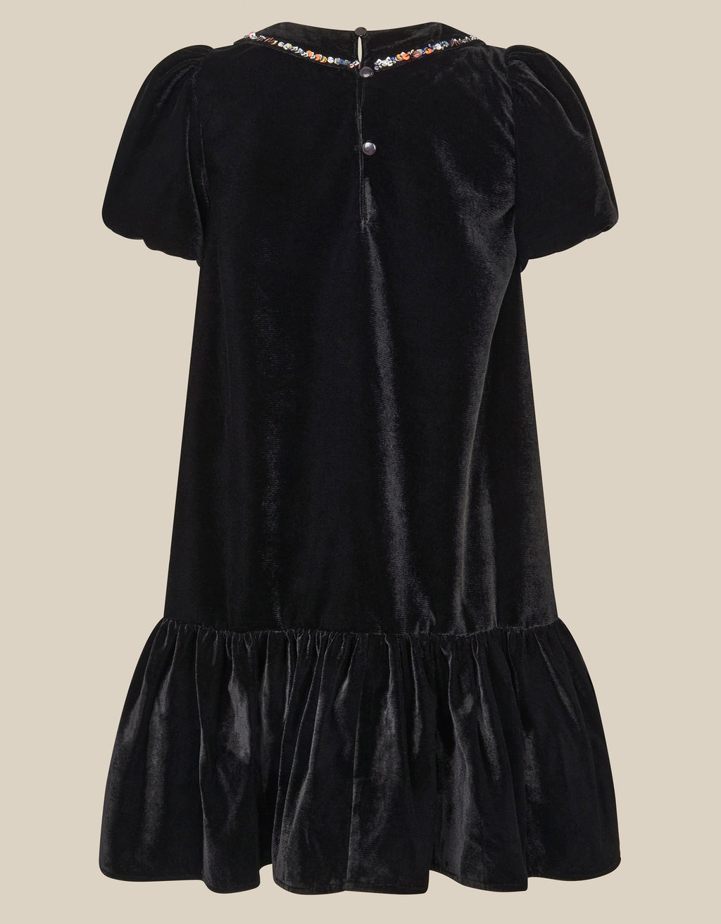 HALJINA - MARA BOW VLVT SWING DRESS