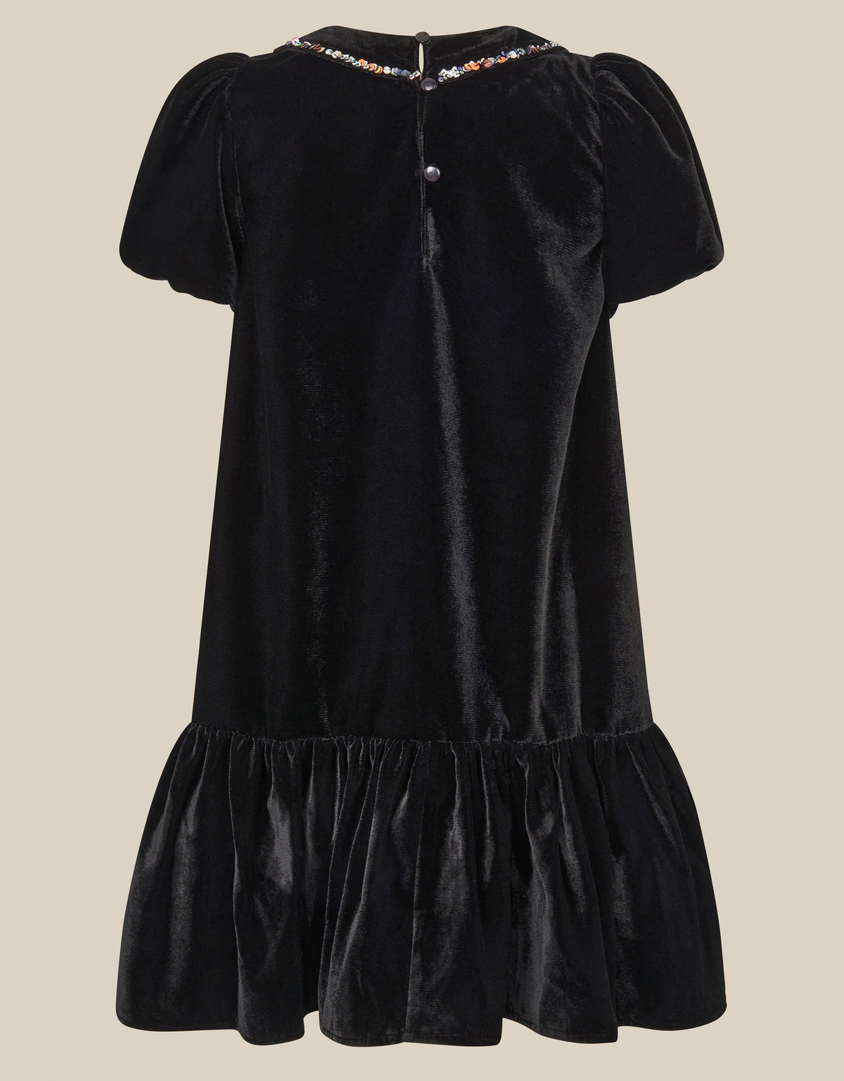 HALJINA - MARA BOW VLVT SWING DRESS