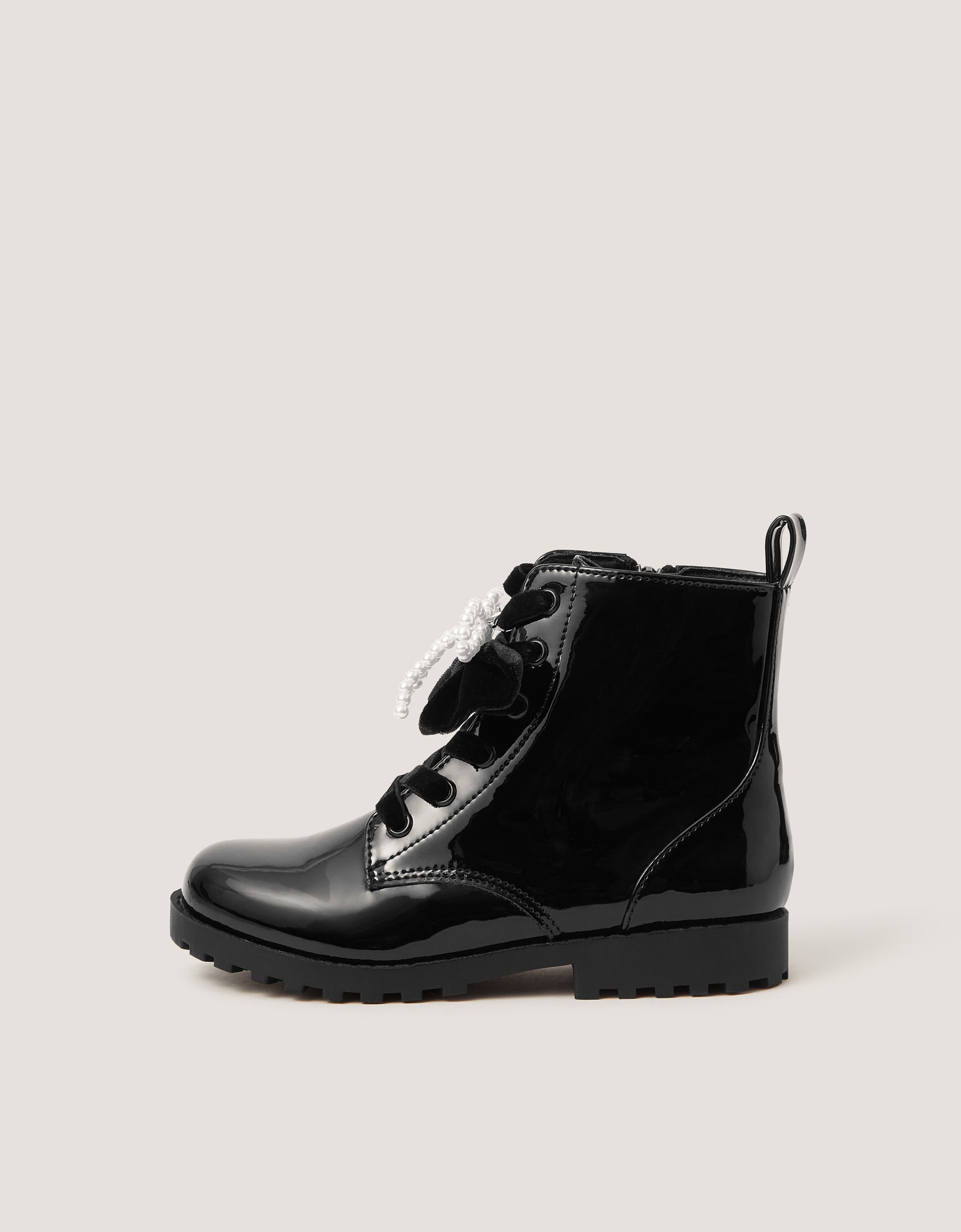 CIZME - LACE UP BLACK BTS BOOT
