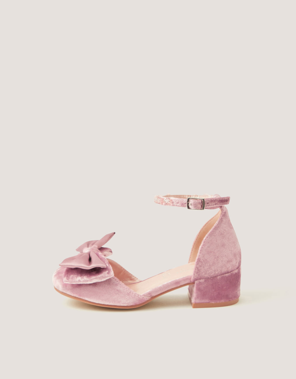 CIPELE - PINK CRUSH VELVET HEEL