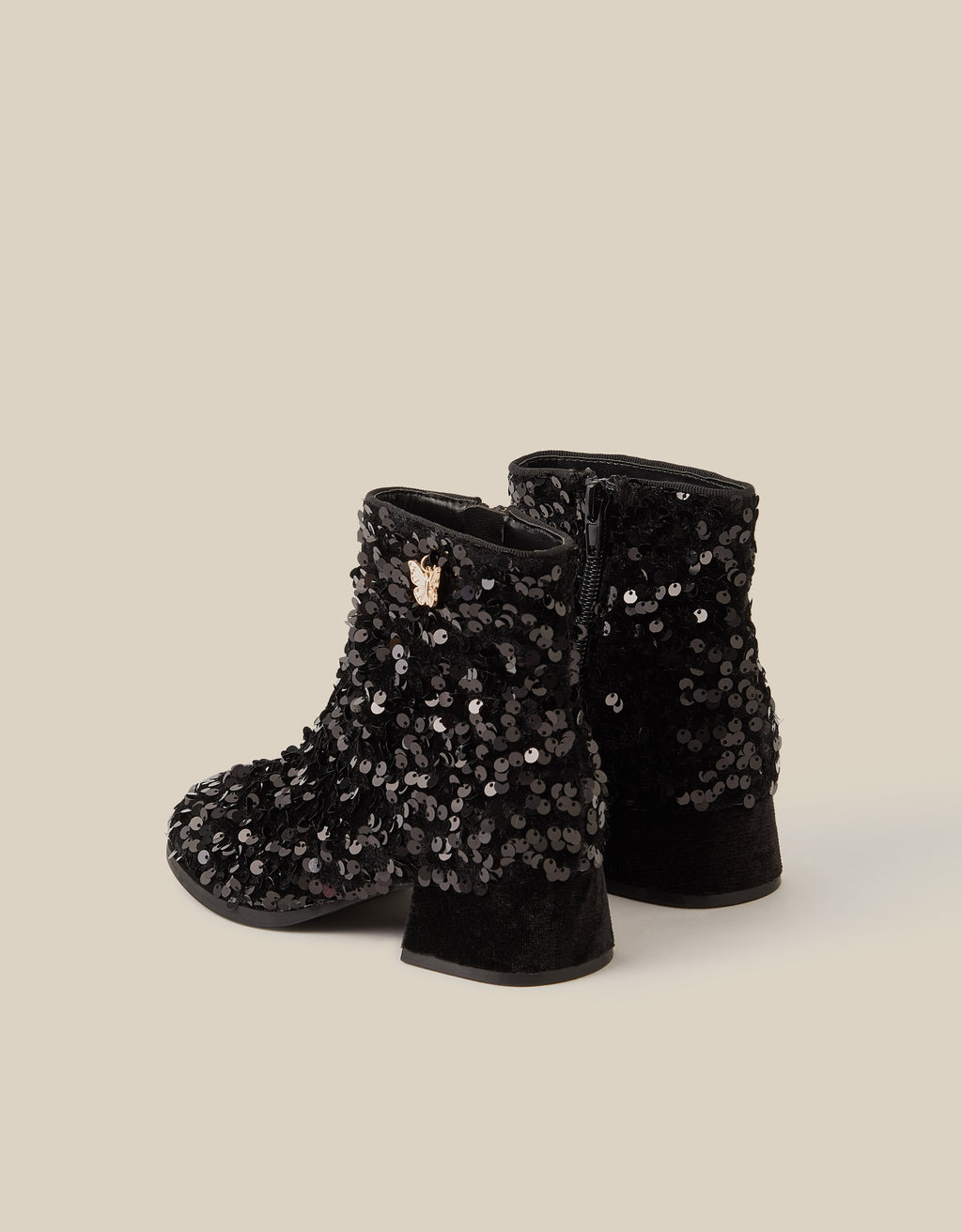 CIZME - BLACK SEQUIN PARTY BOOT