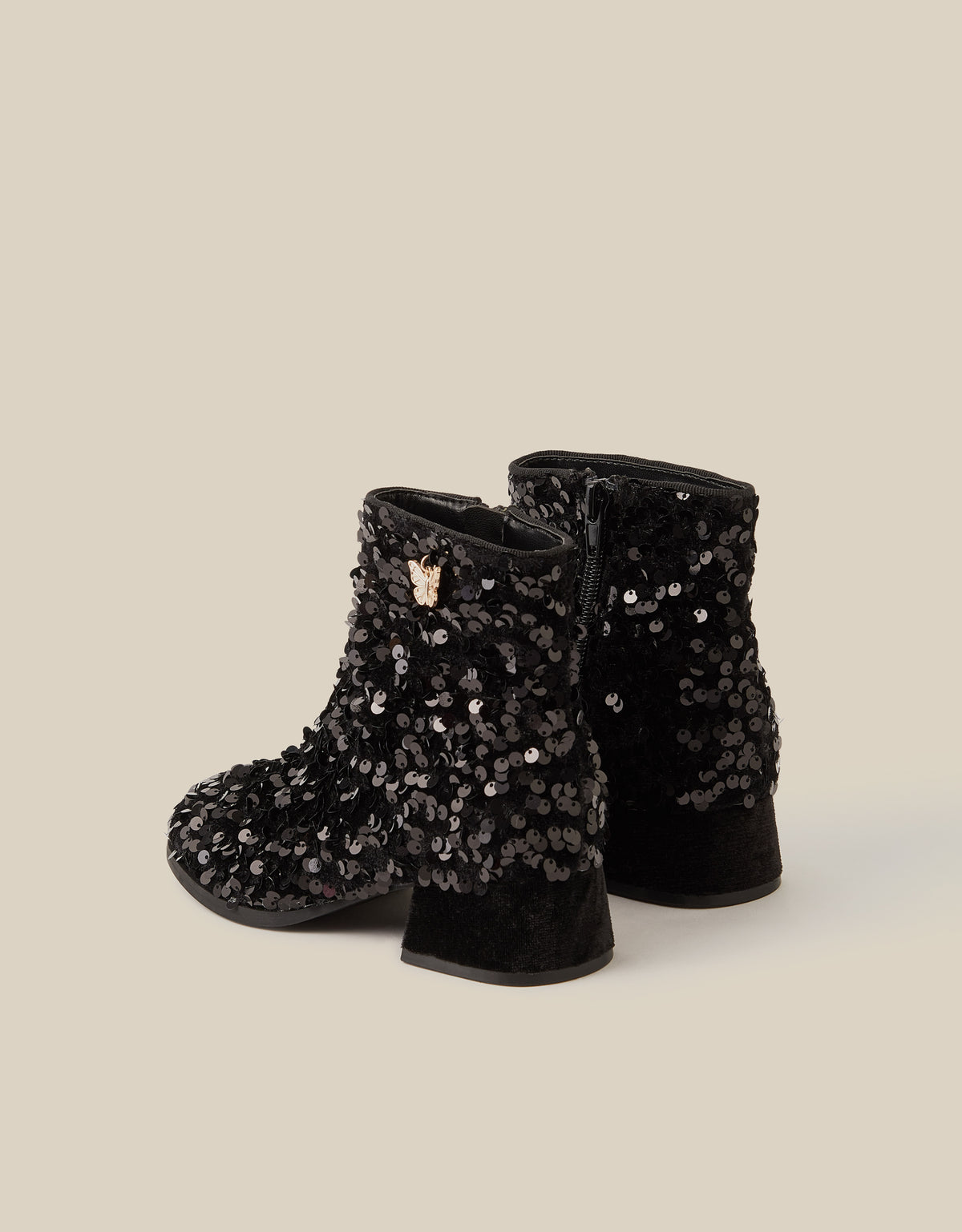 CIZME - BLACK SEQUIN PARTY BOOT