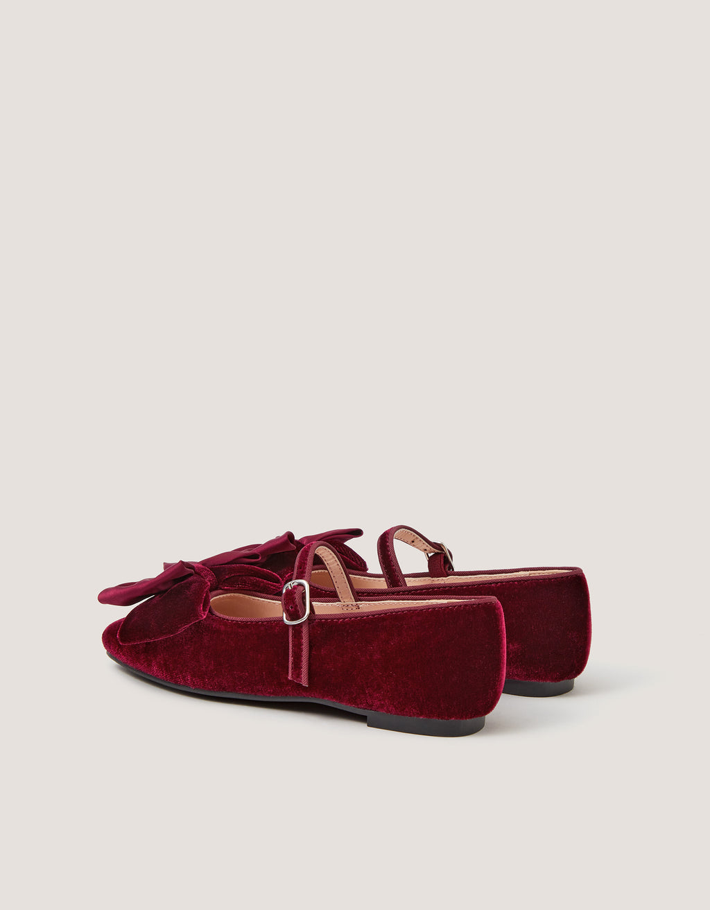 BALETANKE - BURG VELVET BOW PEARL BAL