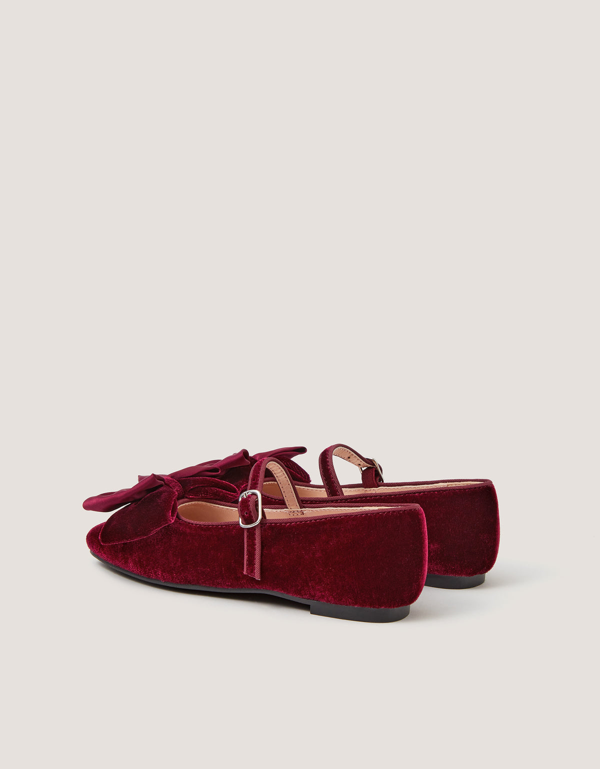 BALETANKE - BURG VELVET BOW PEARL BAL