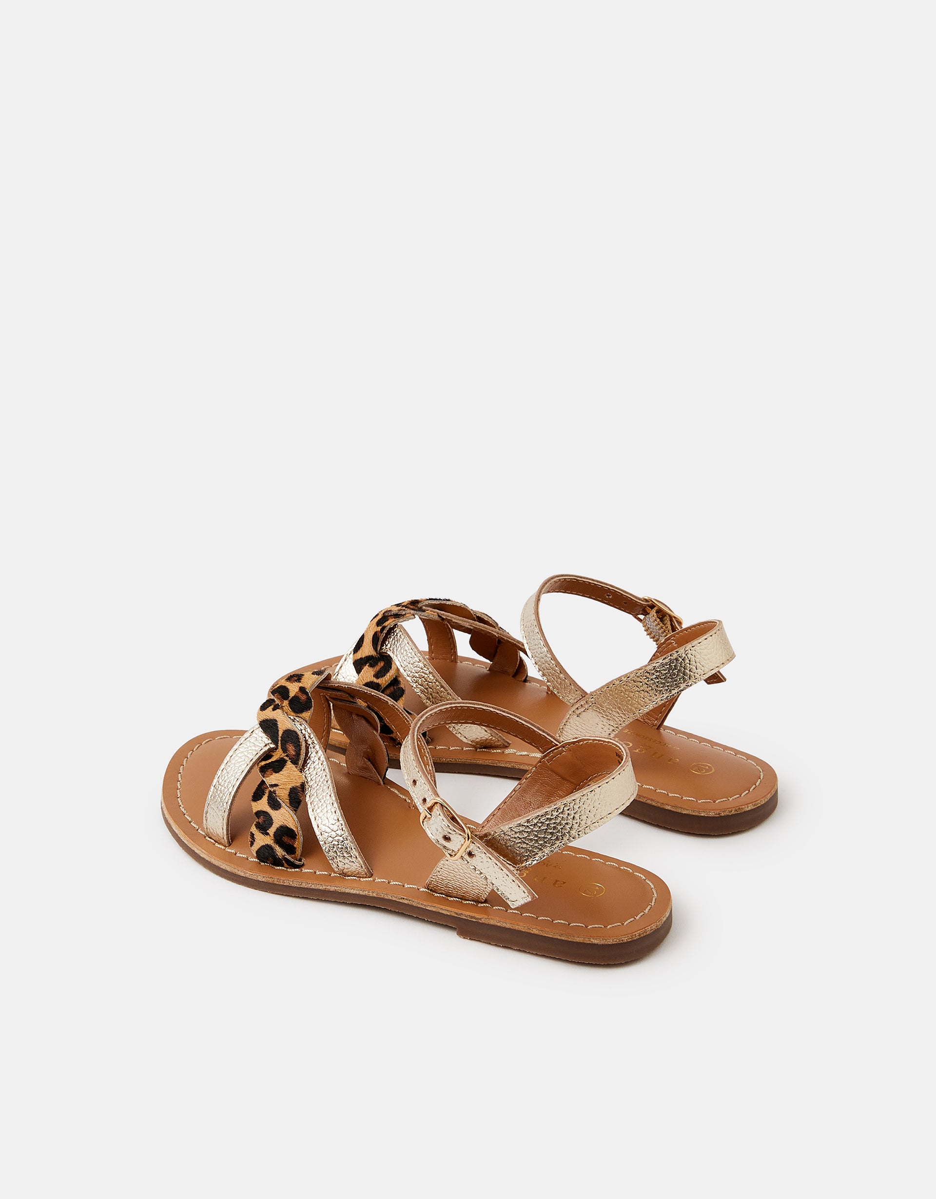 SANDALE - LEOPARD 2 PART SANDAL
