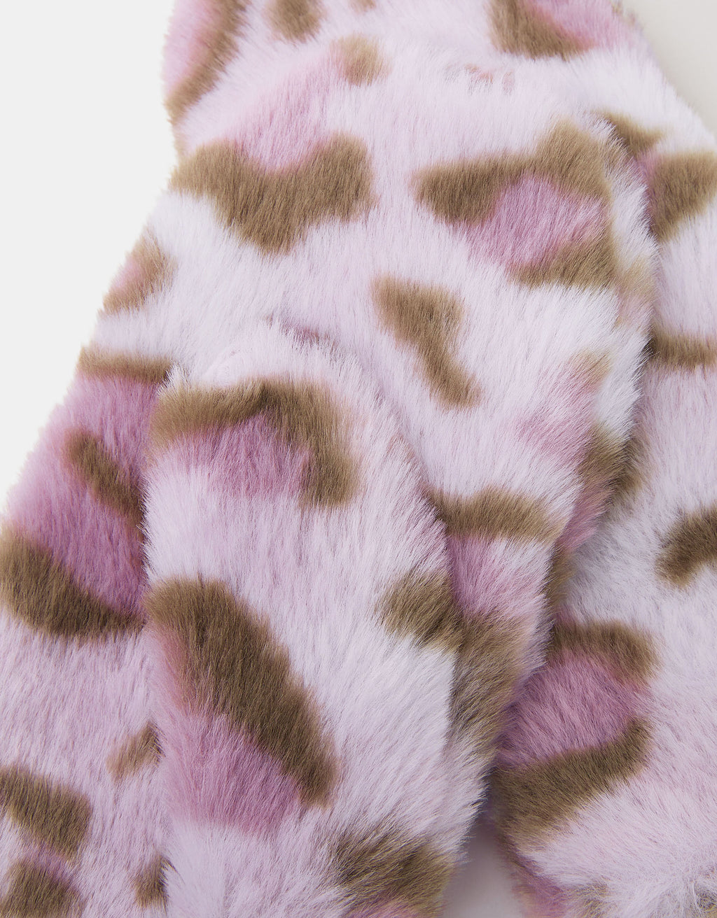 RUKAVICE - LEOPARD FURRY MITTEN