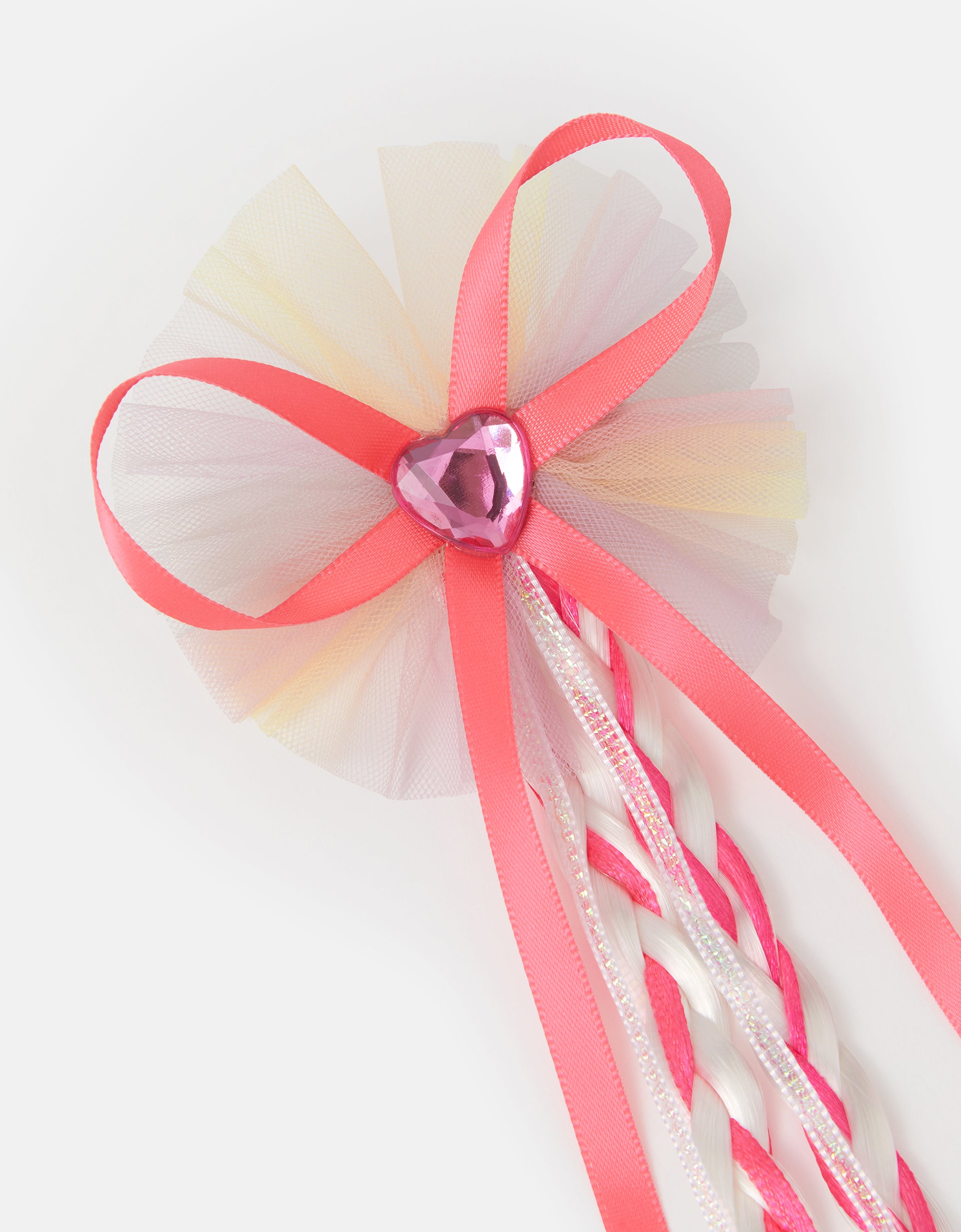 AKSESOAR ZA KOSU - NEON BOW FAKE HAIR CLIP