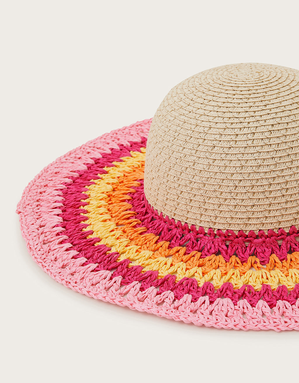 SESIR - BRIGHT CROCHET FLOPPY HAT