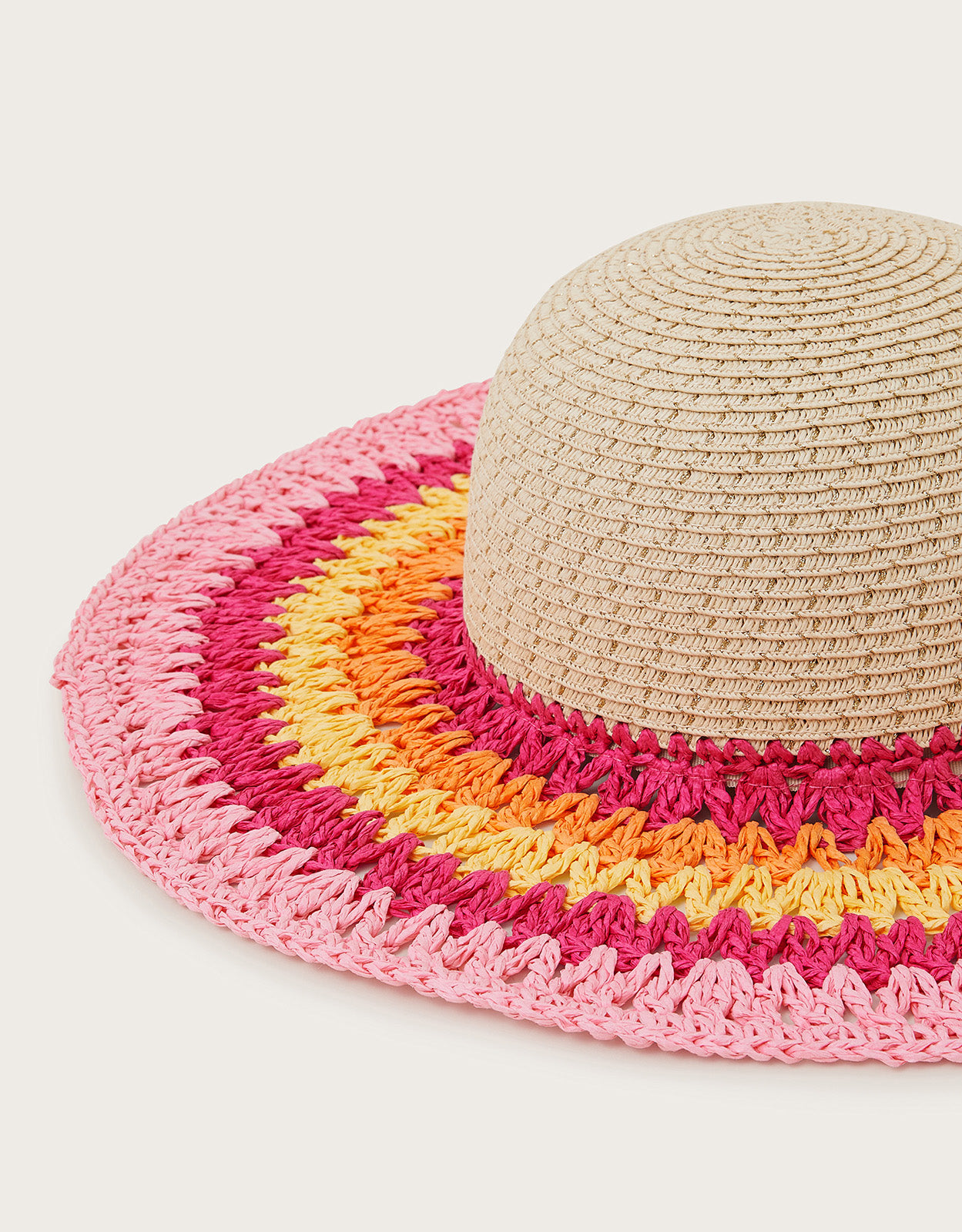SESIR - BRIGHT CROCHET FLOPPY HAT