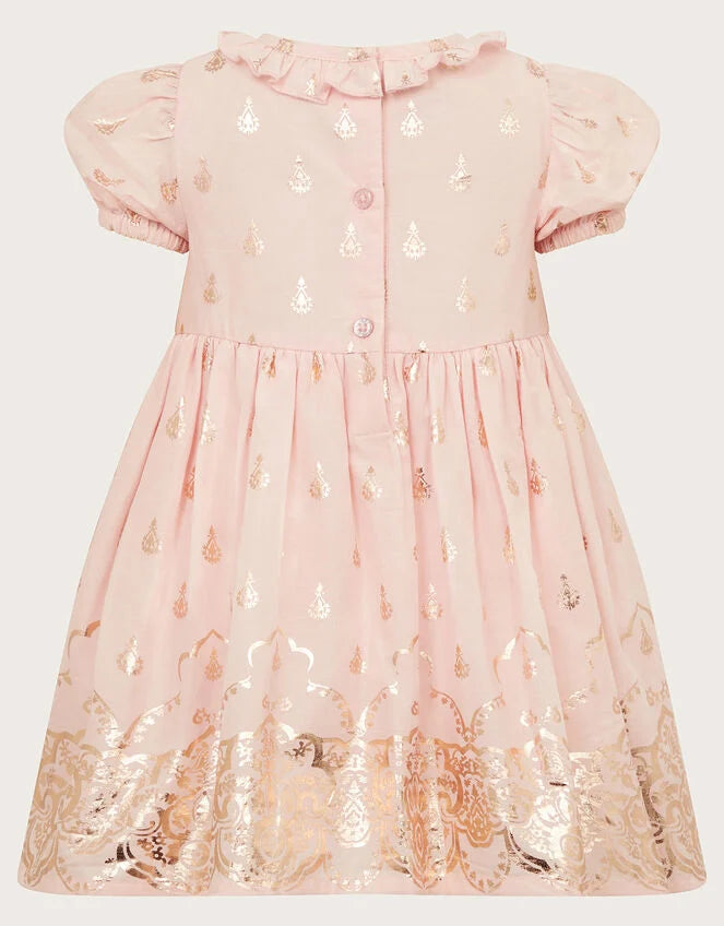 HALJINA - BABY BORDER FOIL DRESS