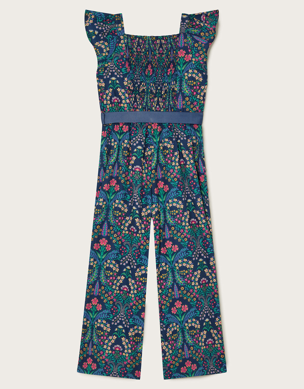 KOMBINEZON - FLORAL PRINTED JUMPSUIT