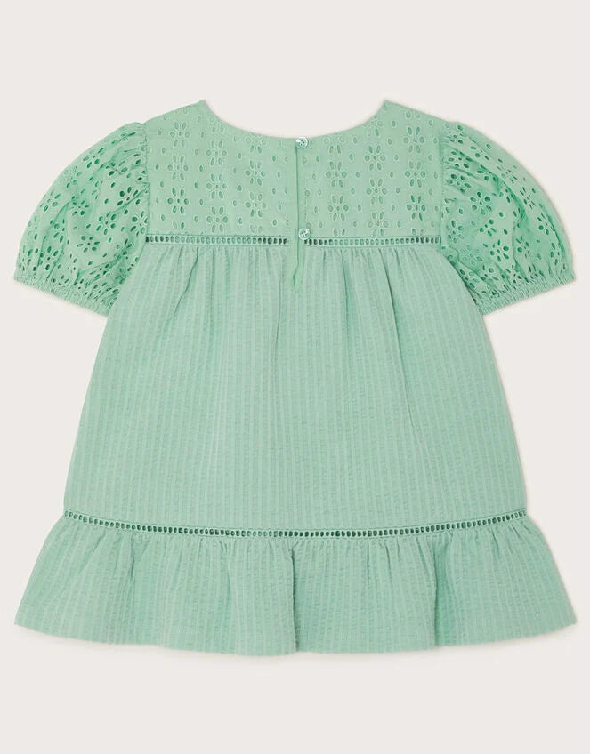 MAJICA - STRIPE BRODERIE TOP