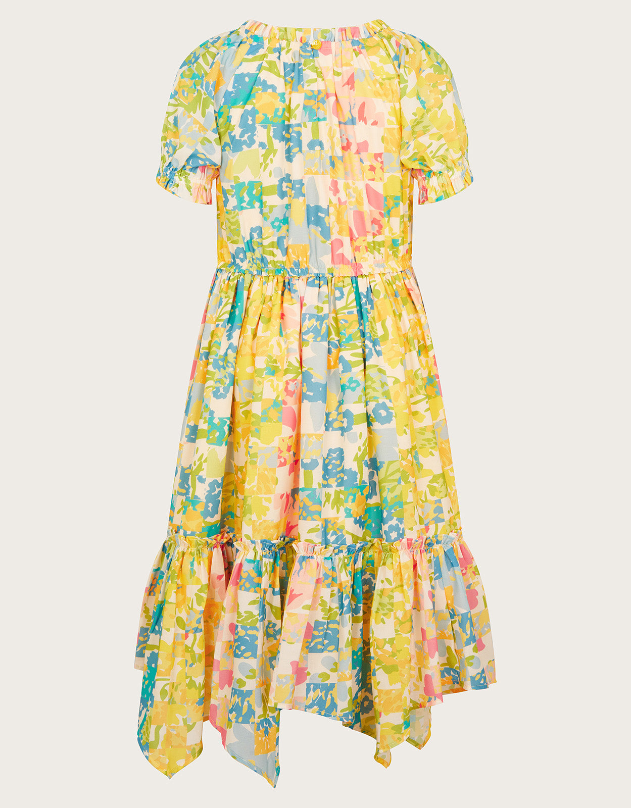 HALJINA - PATCHWORK FLORAL DRESS