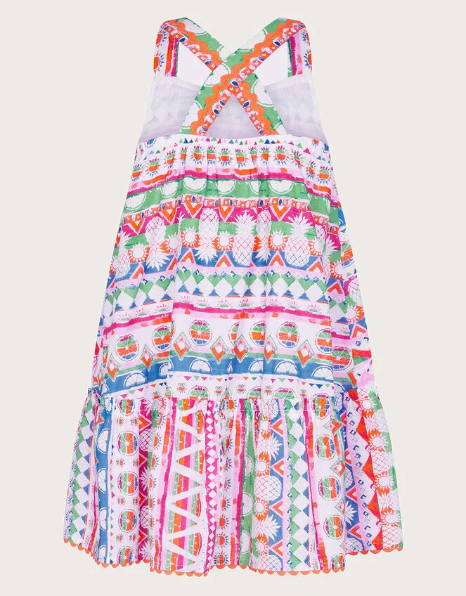 HALJINA - FRUIT STRIPE DRESS