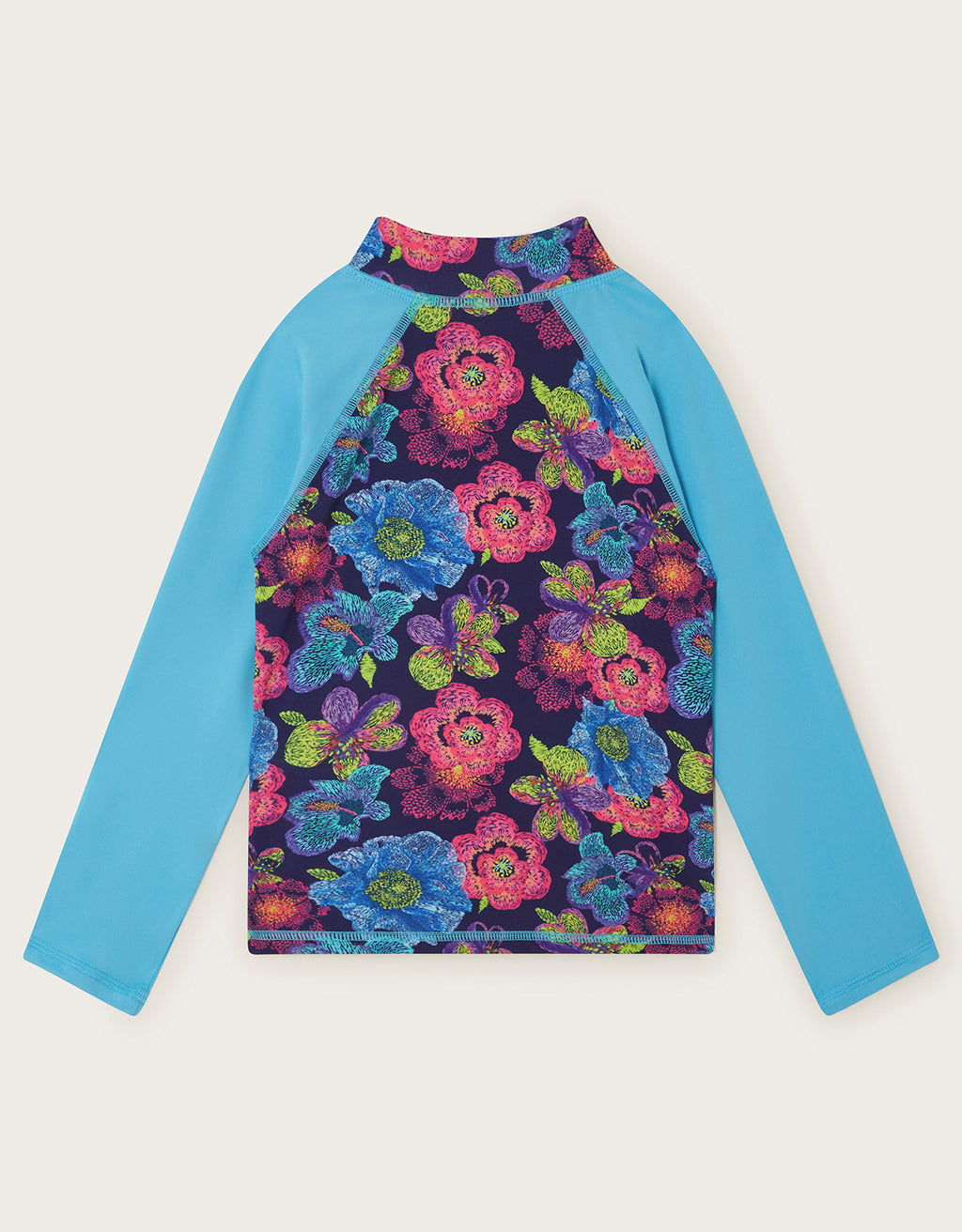 KUPACI KOSTIM - SKETCHY FLORAL UPF50 TOP