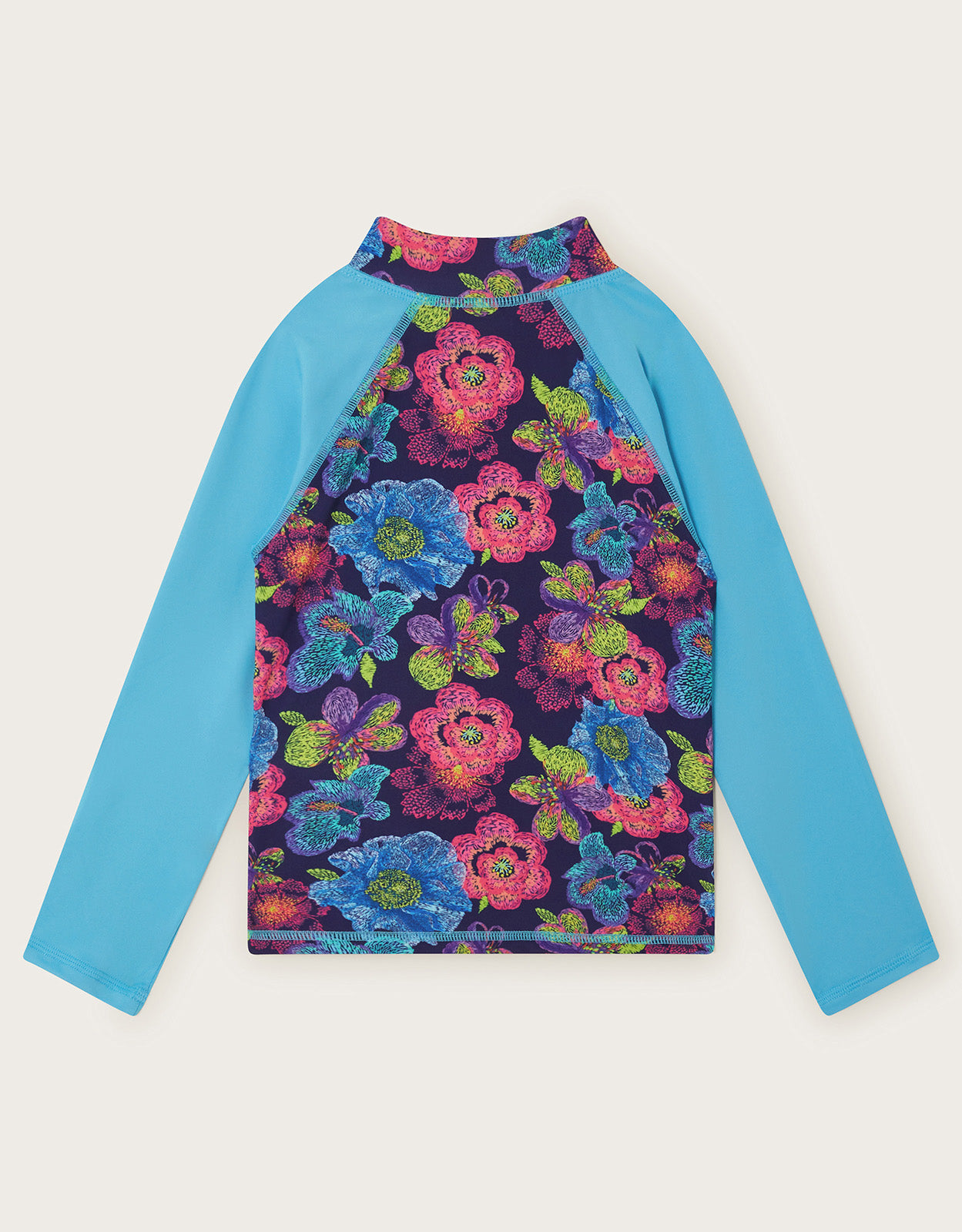 KUPACI KOSTIM - SKETCHY FLORAL UPF50 TOP