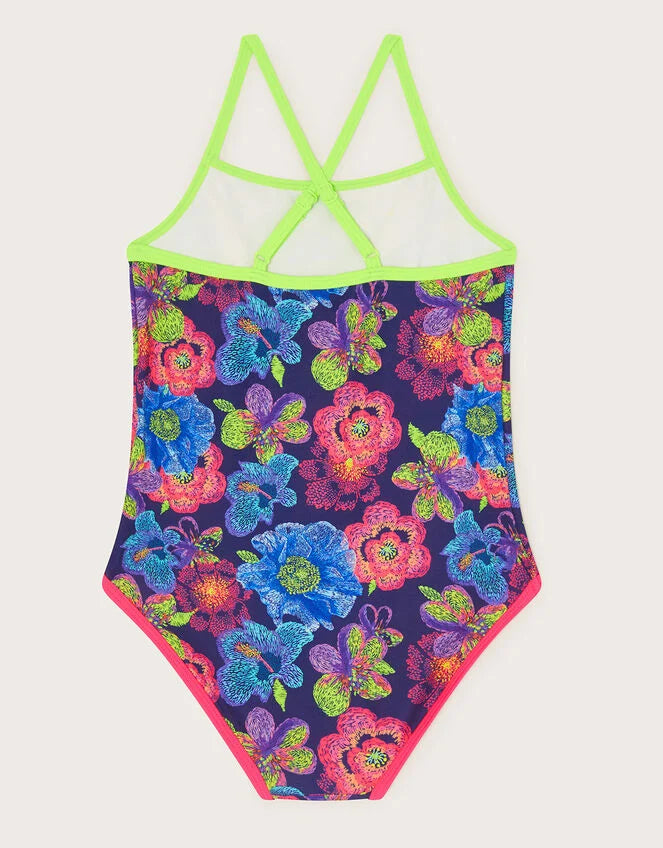 KUPACI KOSTIM - SKETCHY FLORAL SWIMSUIT