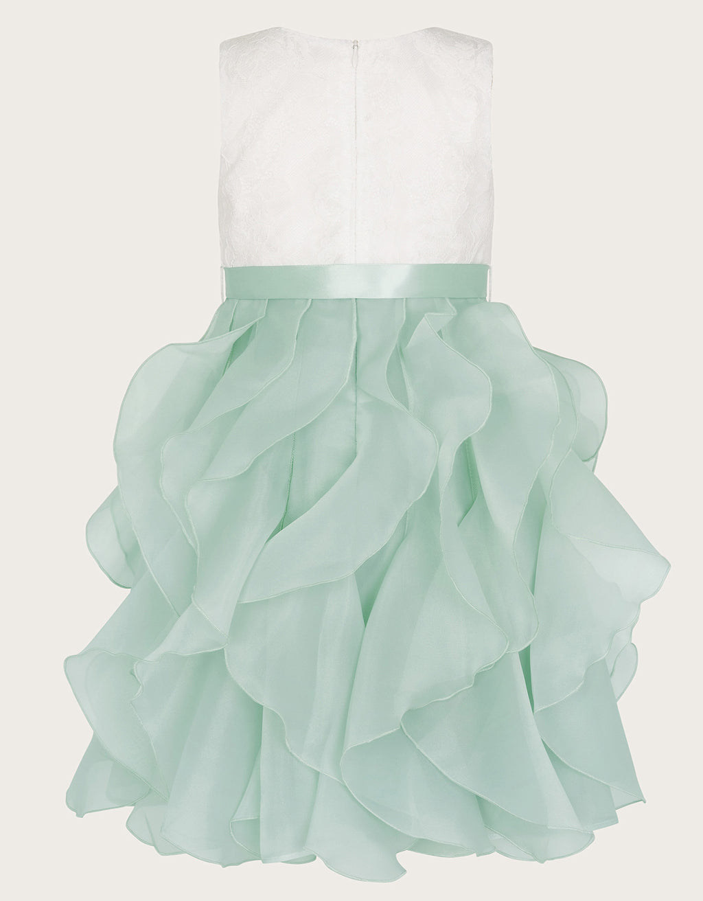 HALJINA - LACE CANCAN RUFFLE DRESS