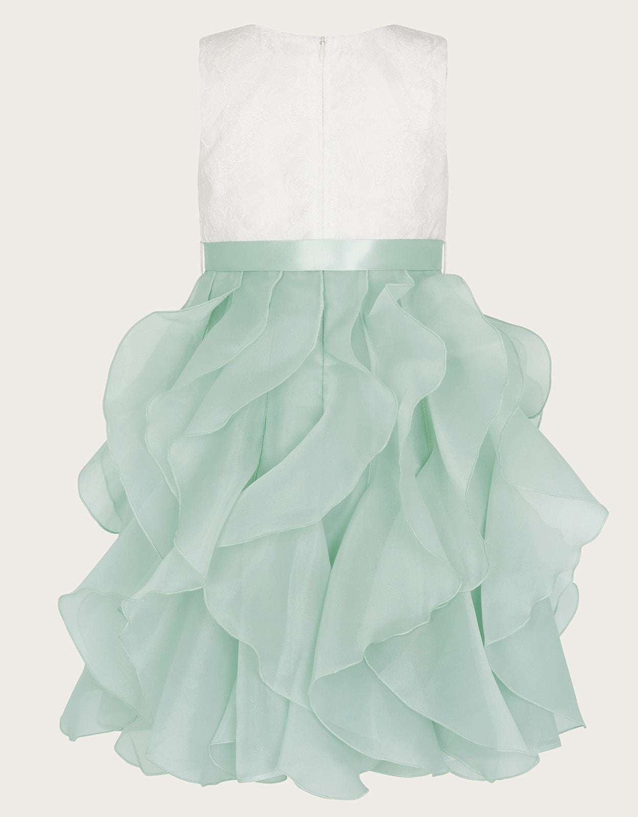 HALJINA - LACE CANCAN RUFFLE DRESS