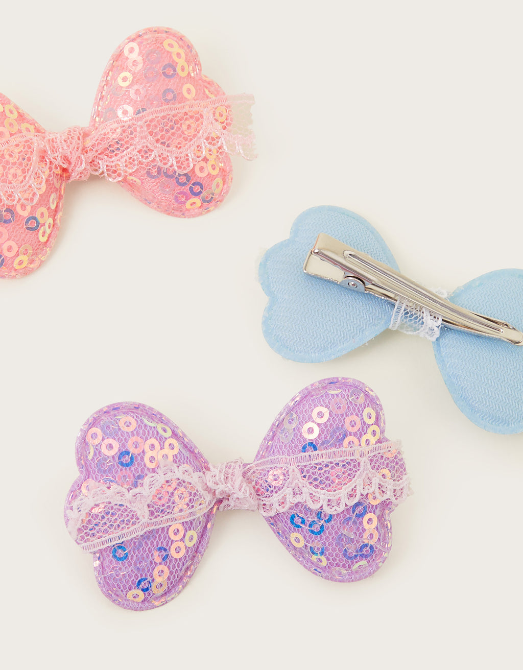 SET SNALA - 3 PK SEQUIN PADDED BOW CL