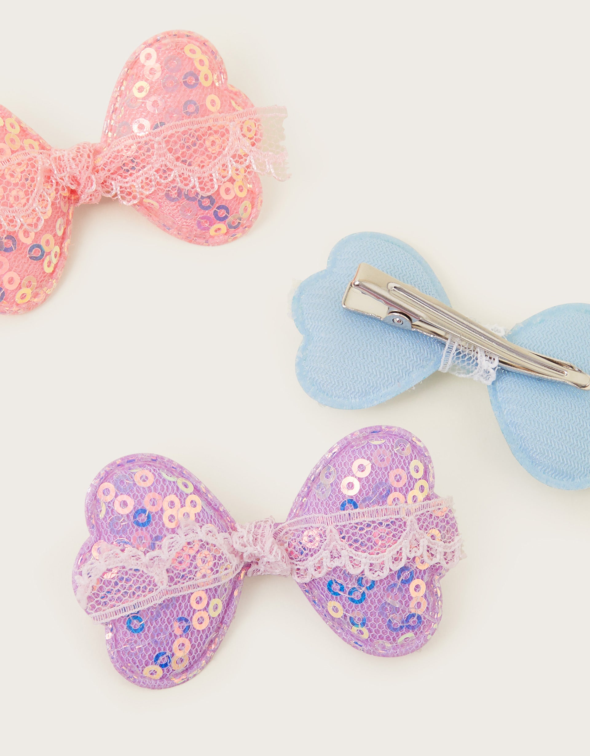 SET SNALA - 3 PK SEQUIN PADDED BOW CL