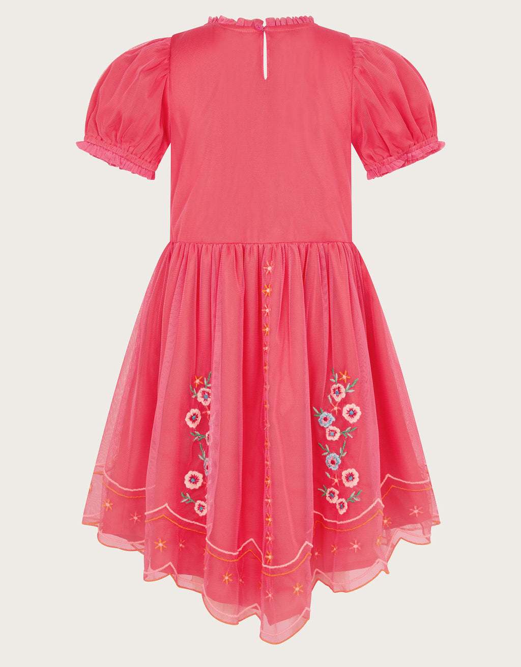 HALJINA - EMBROIDERED MESH DRESS