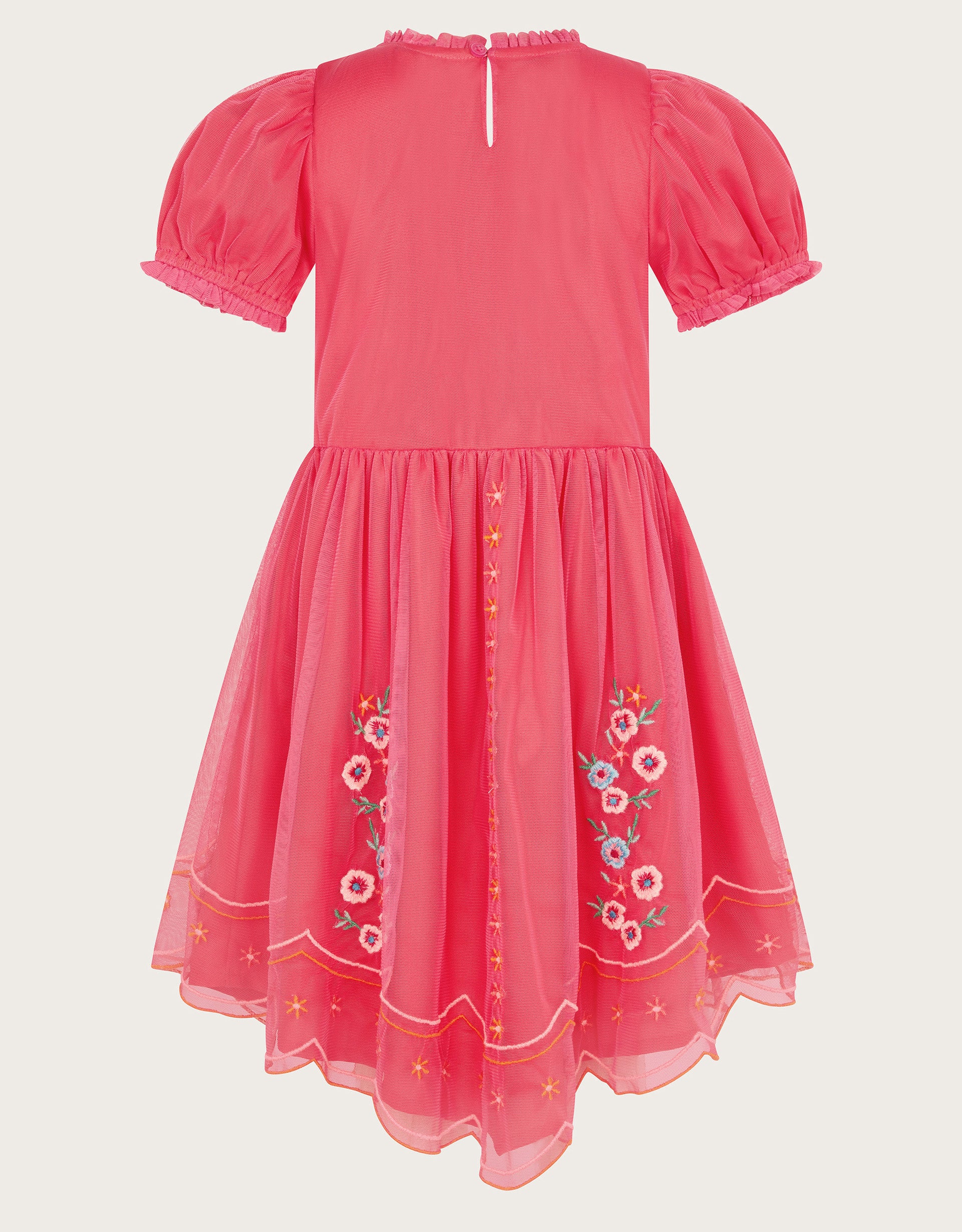 HALJINA - EMBROIDERED MESH DRESS