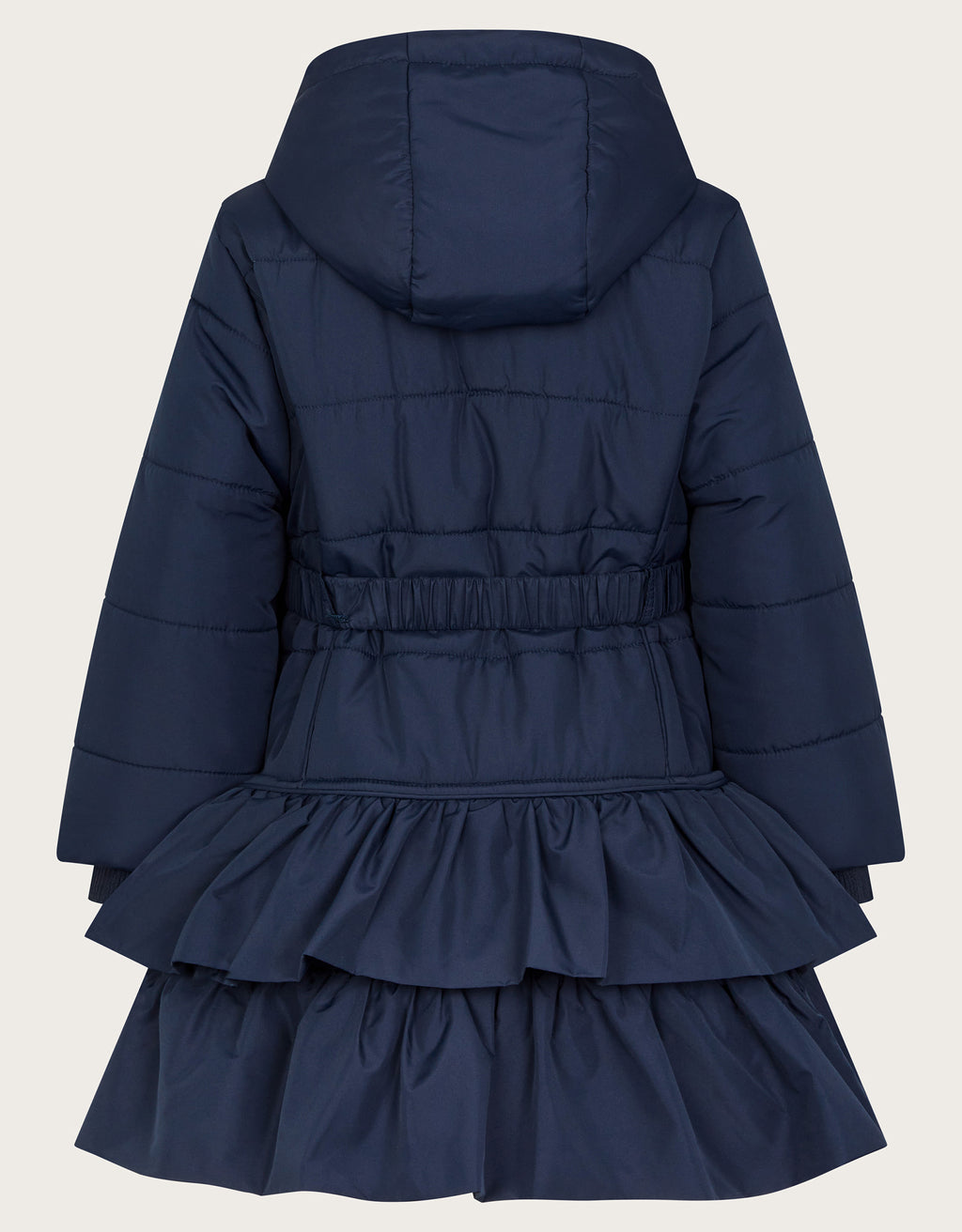 KAPUT - BTS MATTE NAVYRUFFLE COAT