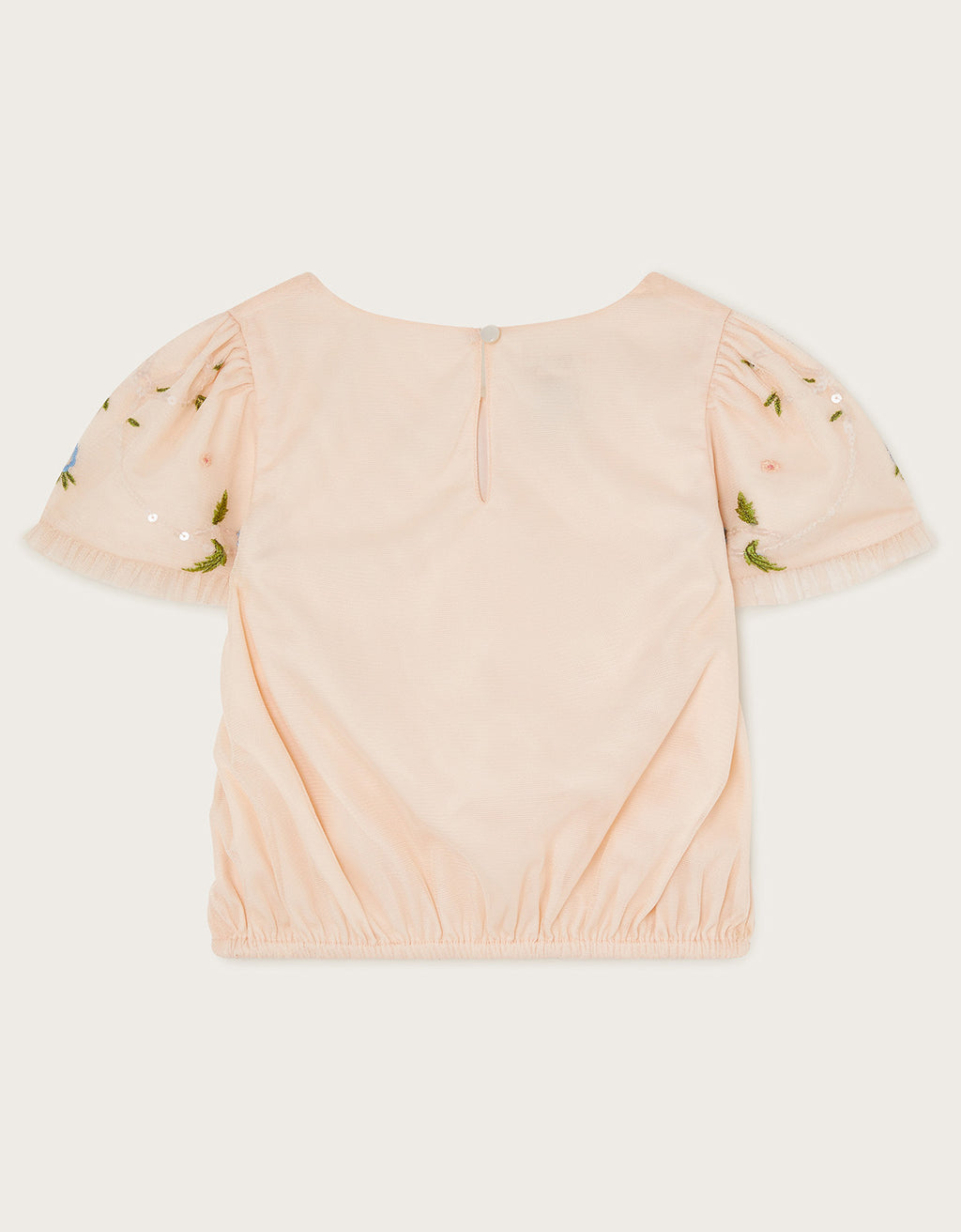 BLUZA - TULA TULLE EMB TOP