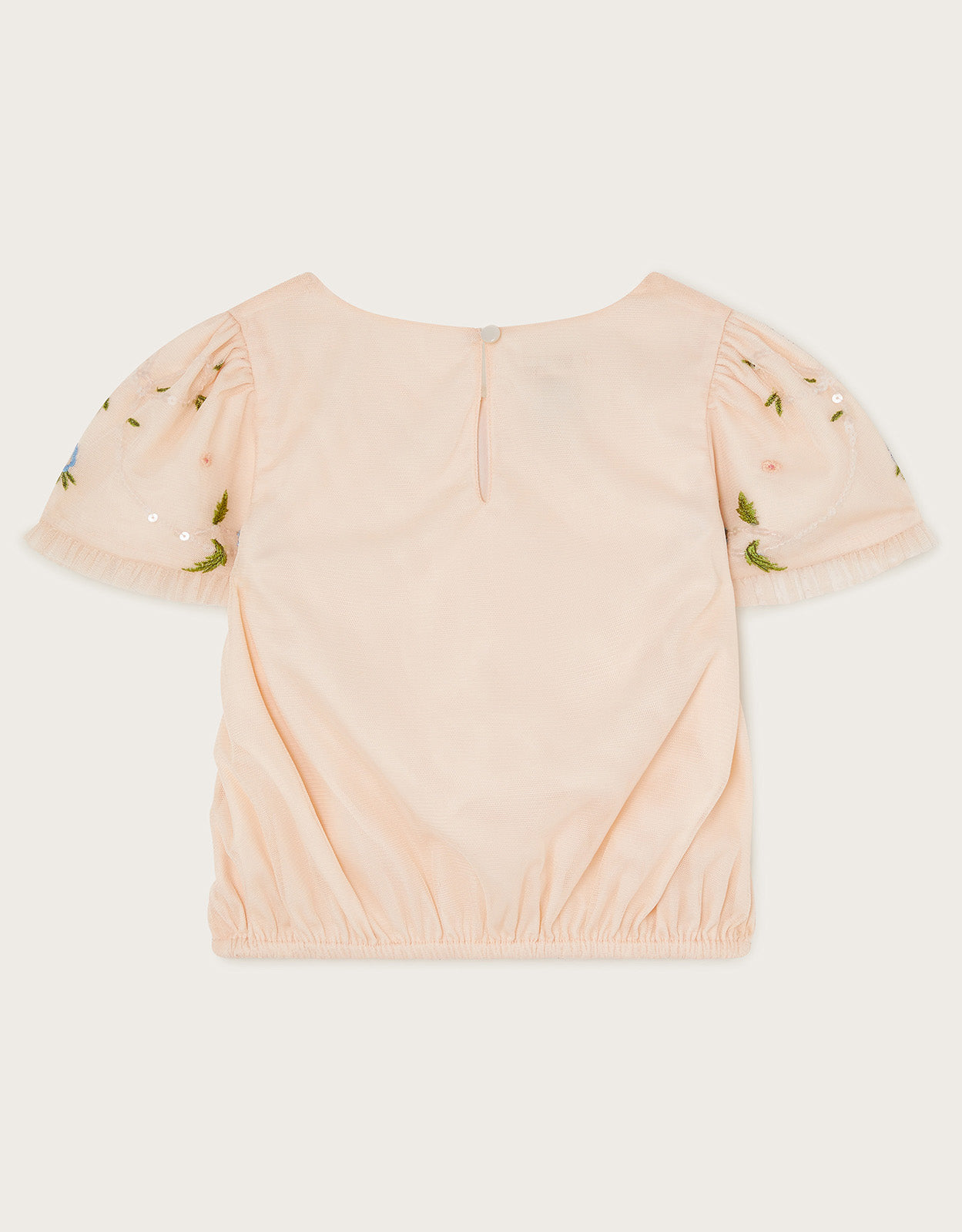 BLUZA - TULA TULLE EMB TOP